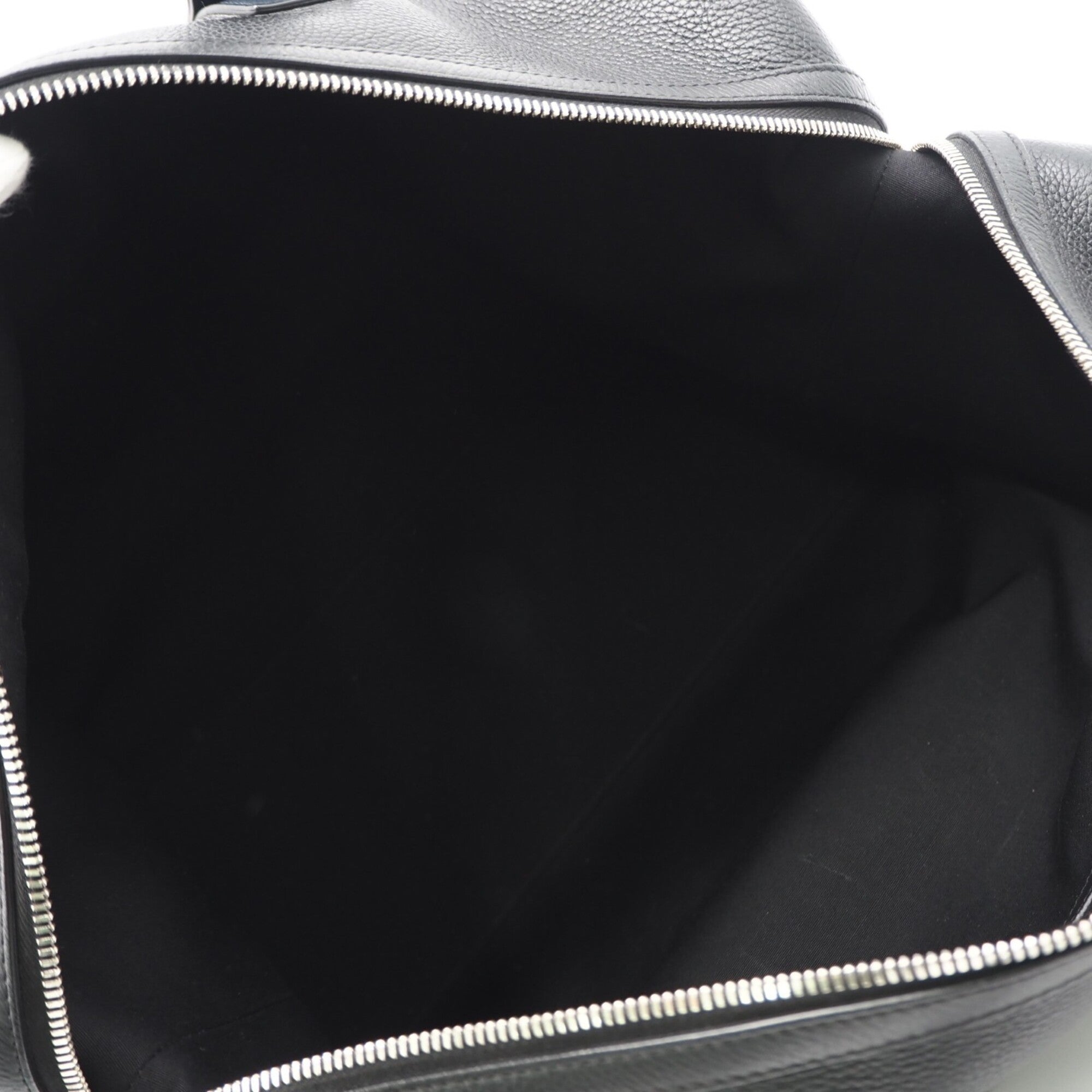 Dior Homme Black Navy Leather Boston Bag (Pre-Owned)