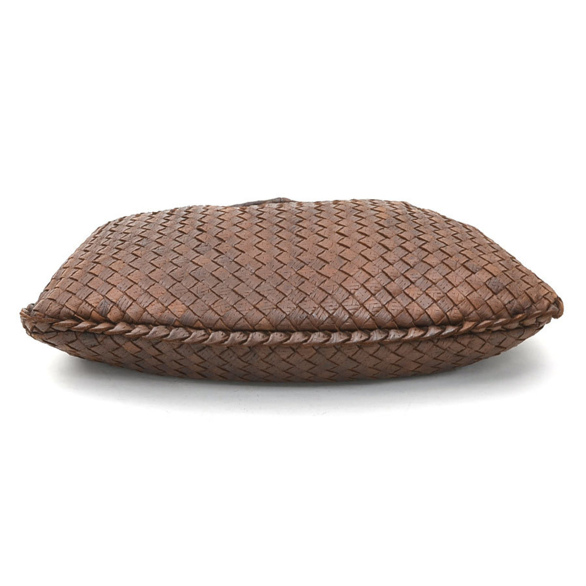 Bottega Veneta Brown Intrecciato Shoulder Bag (Pre-Owned)