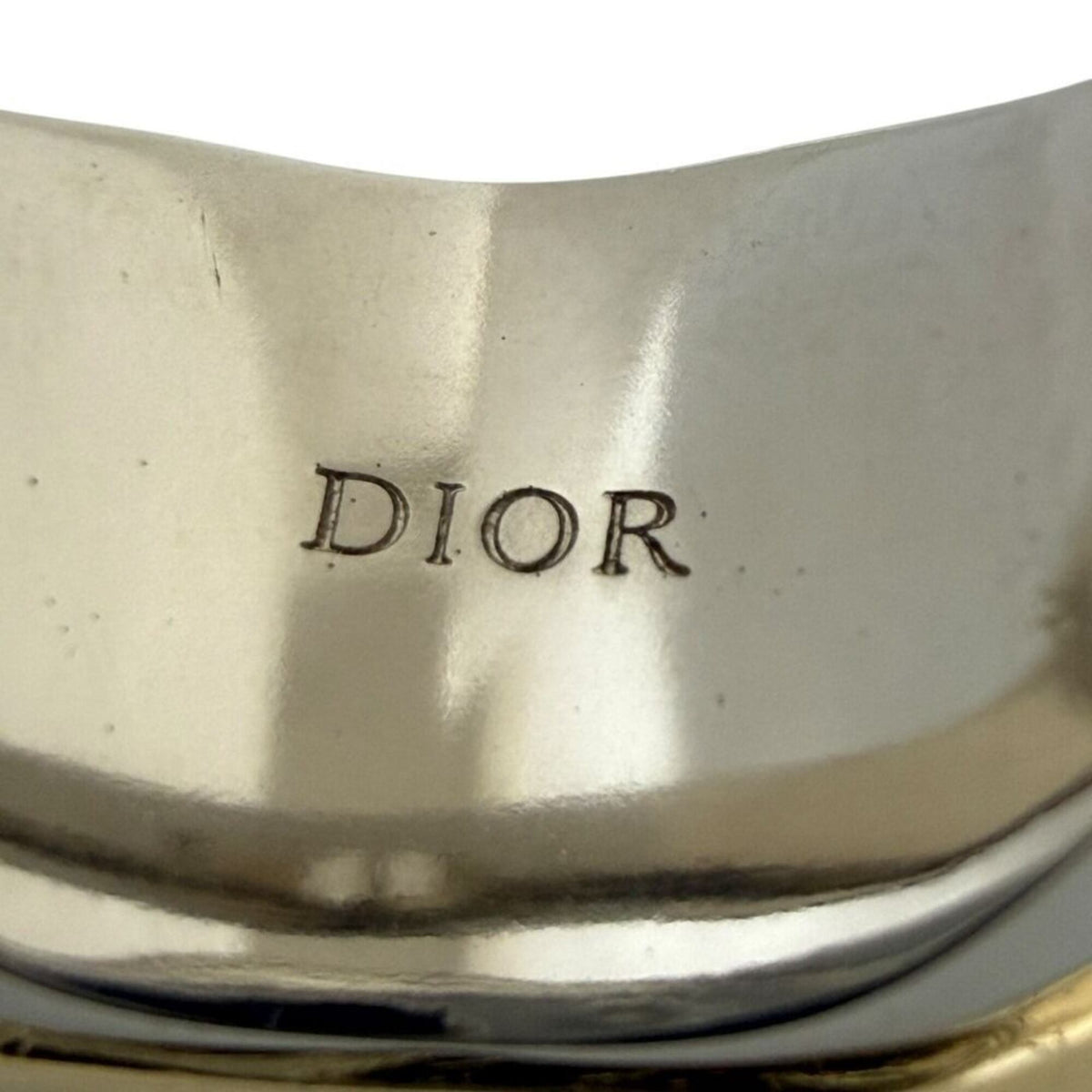 Christian Dior Metal Band Ring (Pre-Owned)