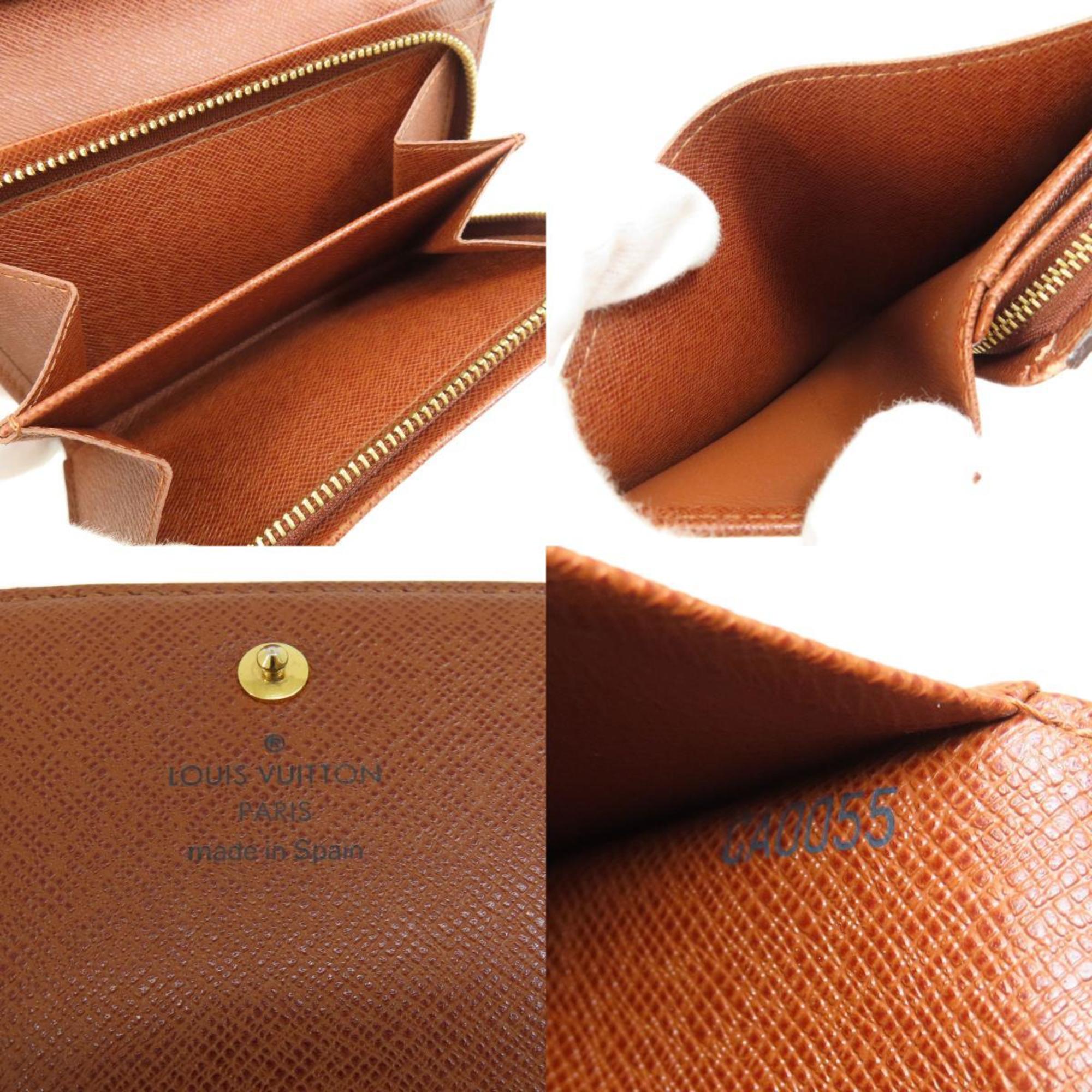 Louis Vuitton Brown Monogram Monogram Wallet (Bi-Fold) (Pre-Owned)