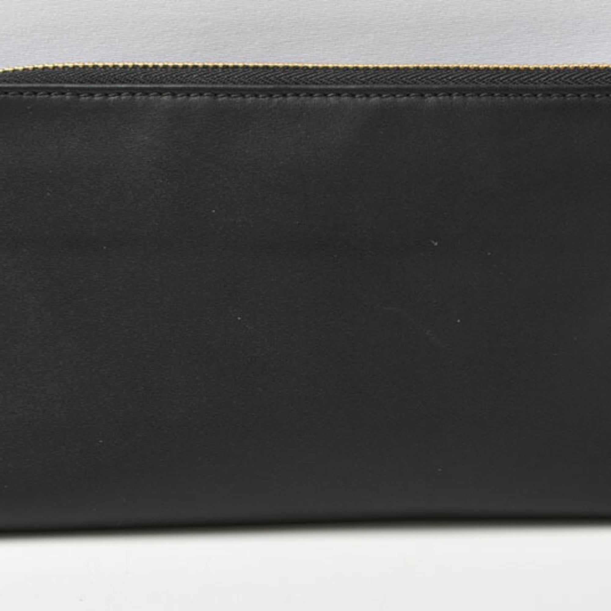 Chloé Black Leather Long Wallet (Bi-Fold) (Pre-Owned)