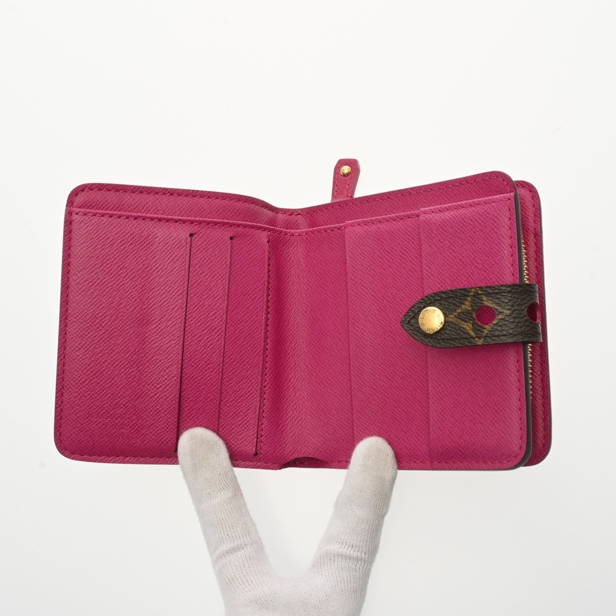 Louis Vuitton Fuchsia Monogram Wallet (Bi-Fold) (Pre-Owned)