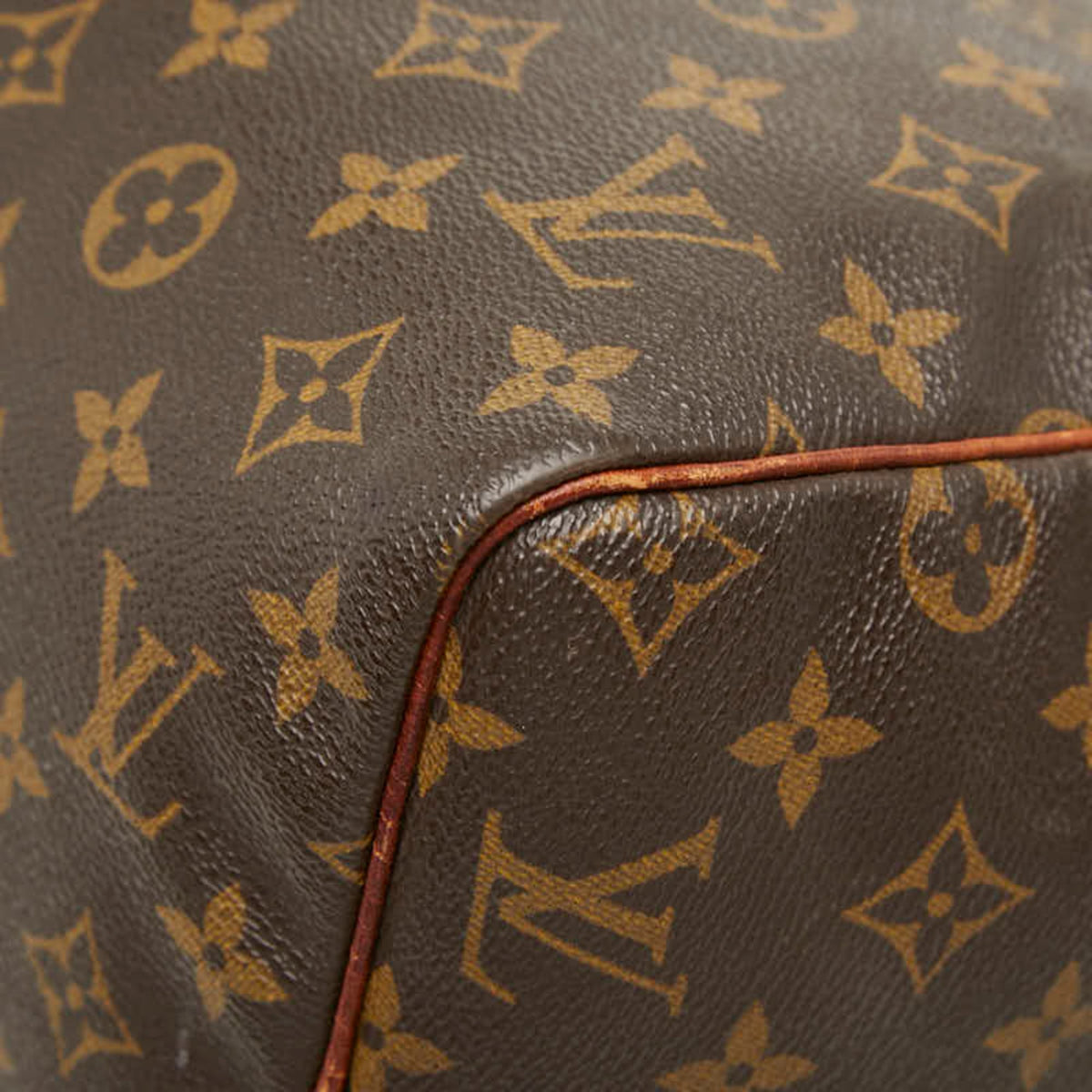 Louis Vuitton Brown Monogram Pvc Leather Boston Bag Handbag (Pre-Owned)
