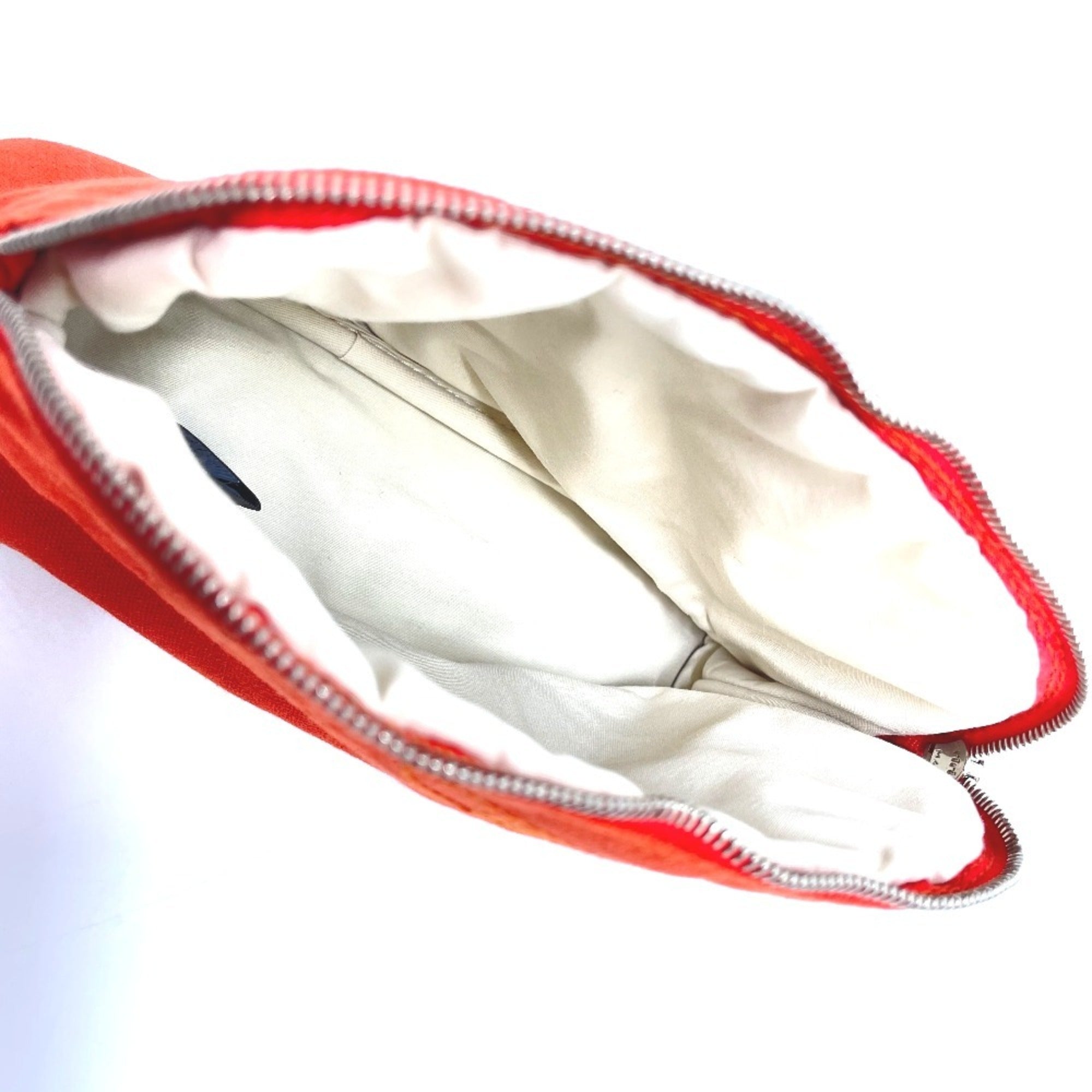 Hermes Orange Cotton Pouch (Pre-Owned)