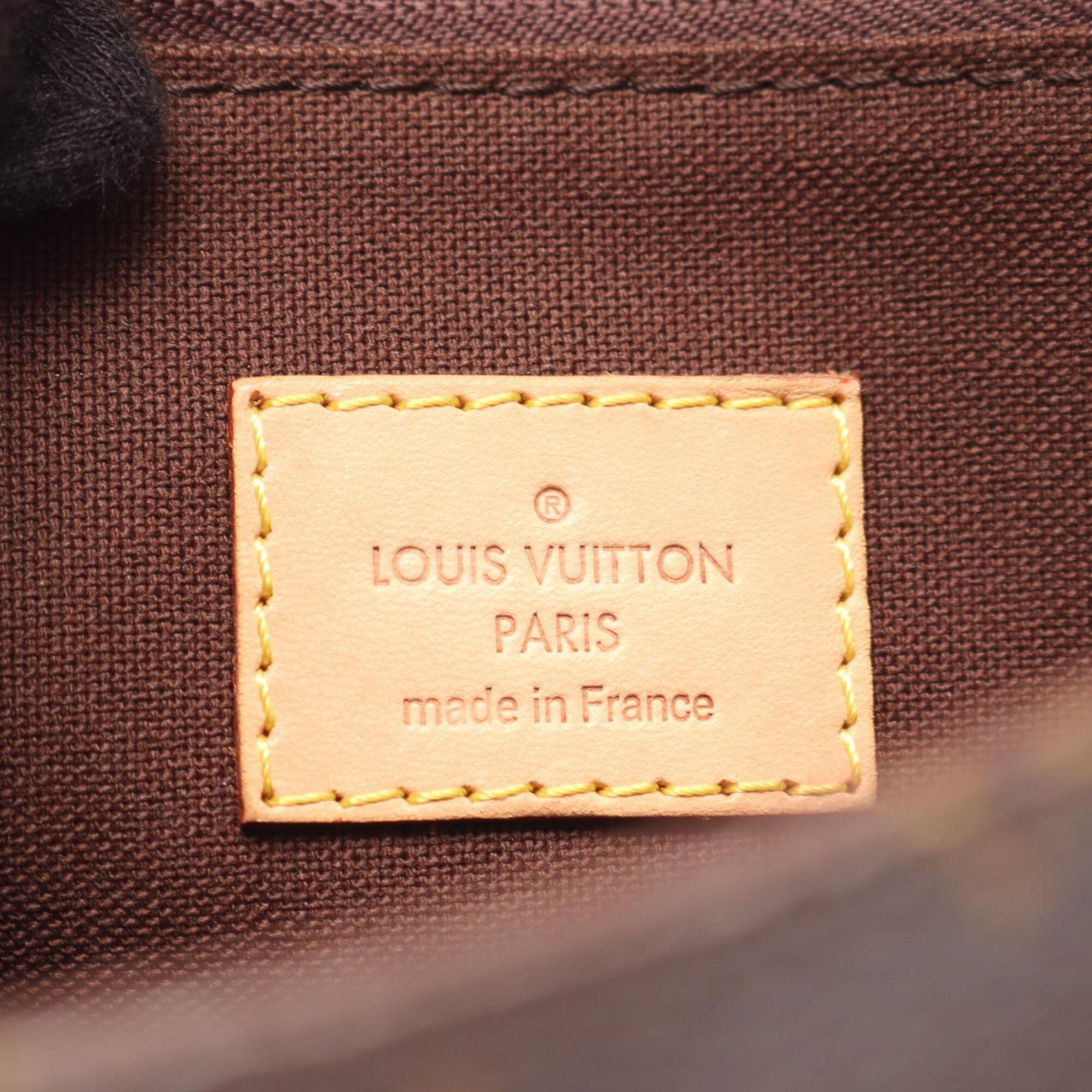 Louis Vuitton Brown Monogram Coated Canvas Leather Shoulder Bag (Pre-Owned)