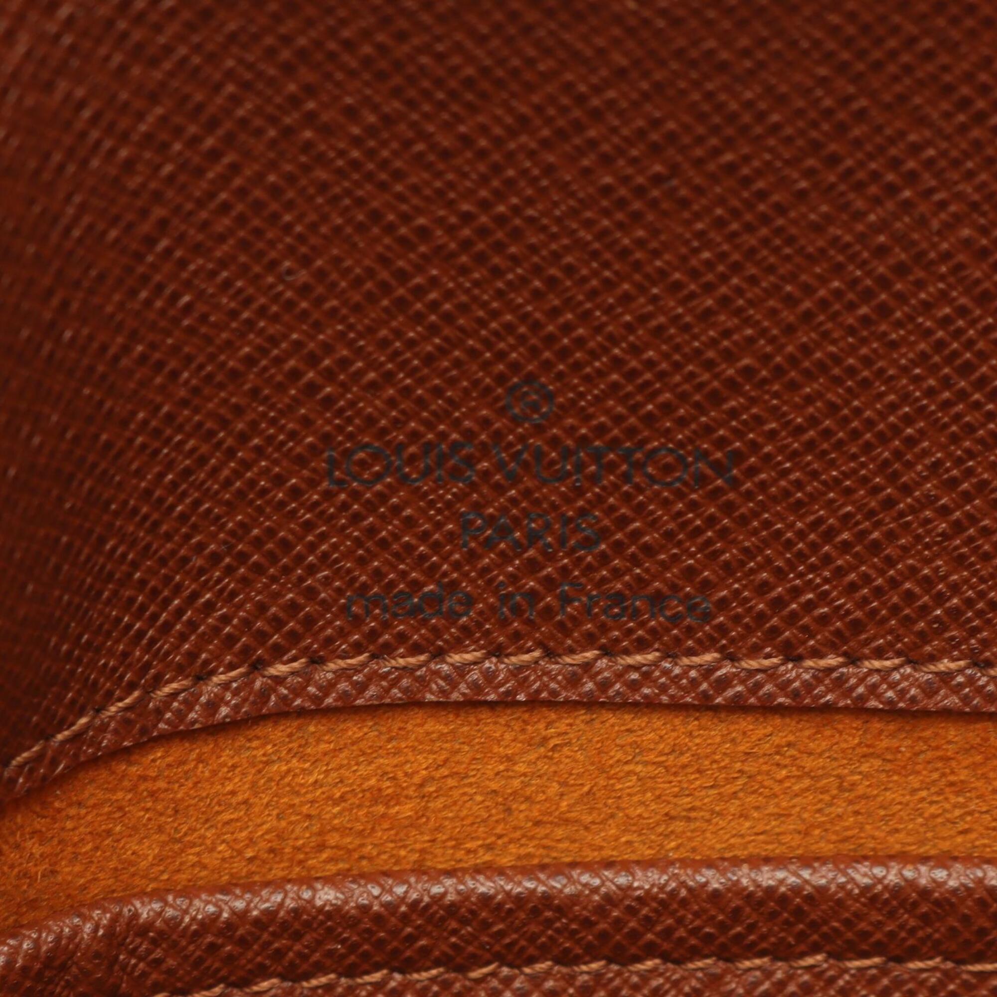 Louis Vuitton Monogram Brown Coated Canvas Leather Shoulder Bag (Pre-Owned)