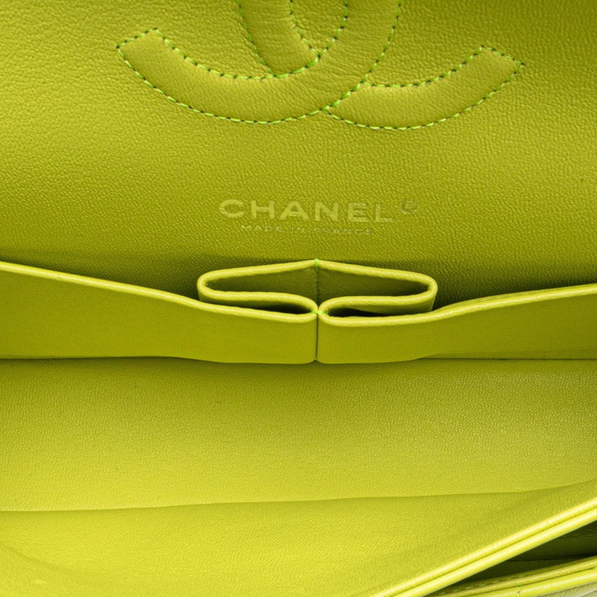 Chanel Matelasse Yellow Handbag Shoulder Bag (Pre-Owned)
