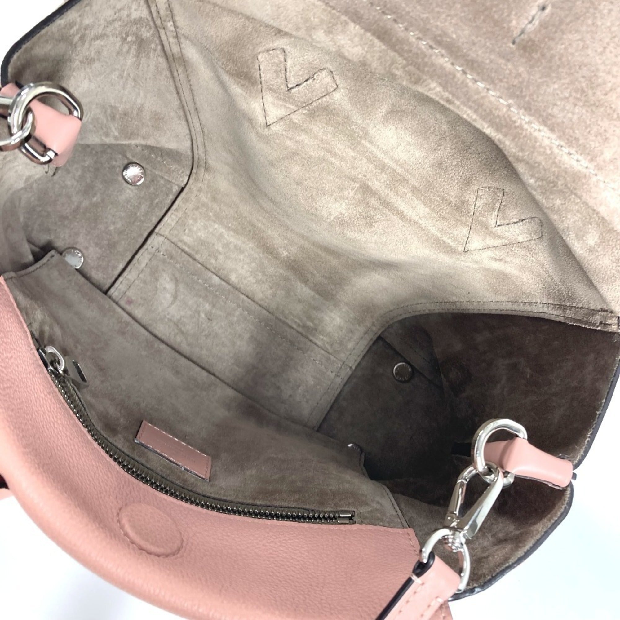 Louis Vuitton Magnolia Pink Leather Handbag Shoulder Bag Tote Bag (Pre-Owned)