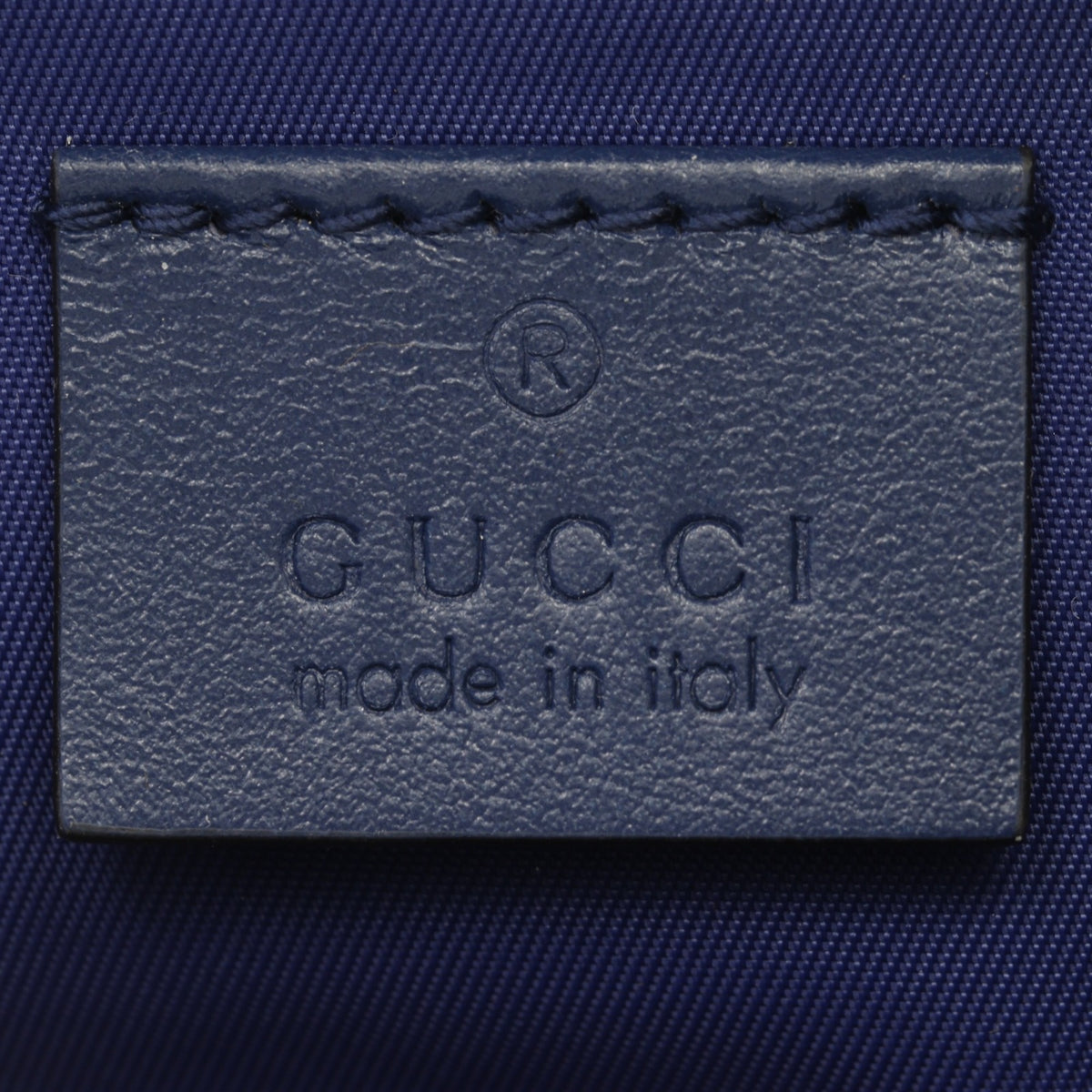 Gucci Navy Canvas Fanny Pack (Pre-Owned)