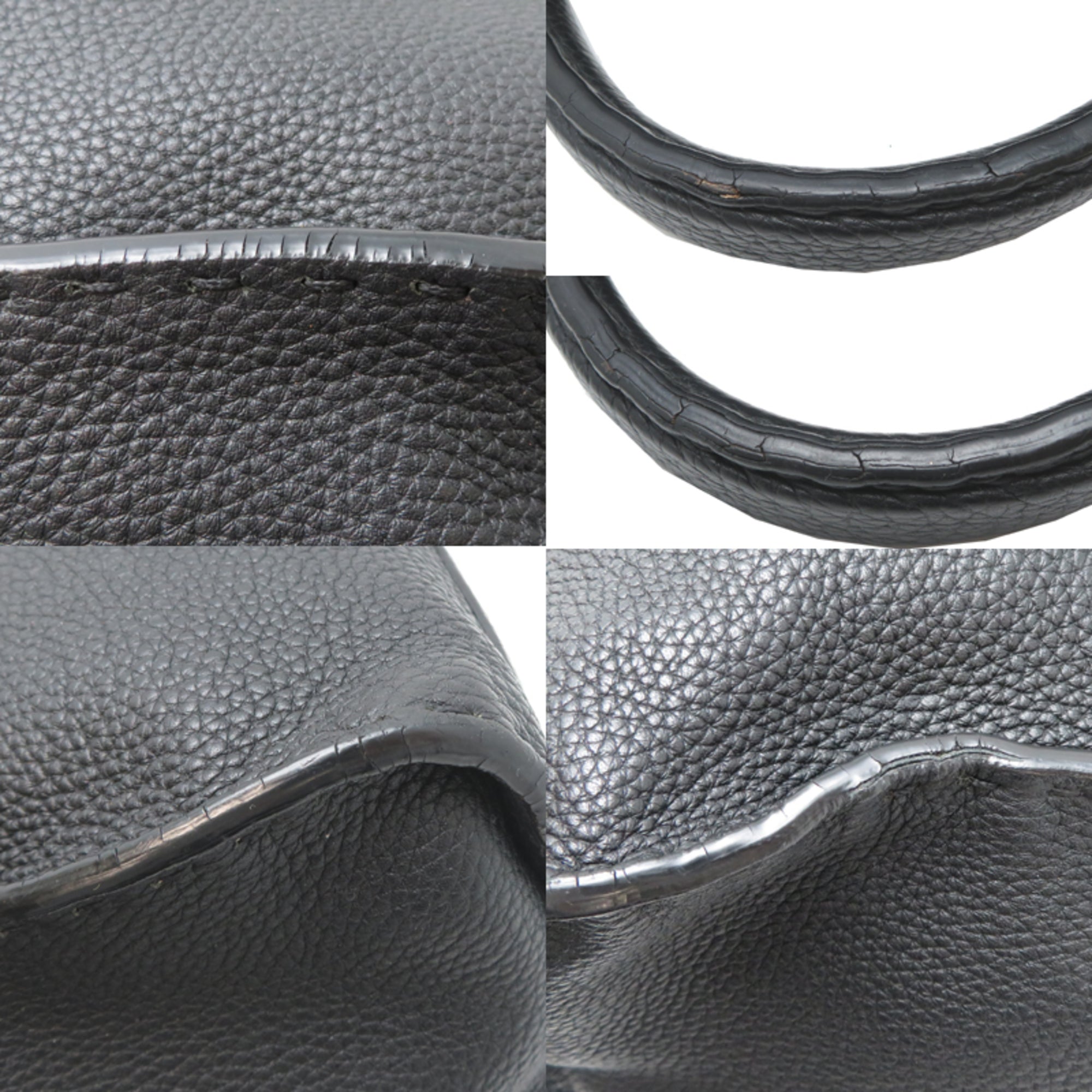 Fendi Black Leather Briefcase (Pre-Owned)
