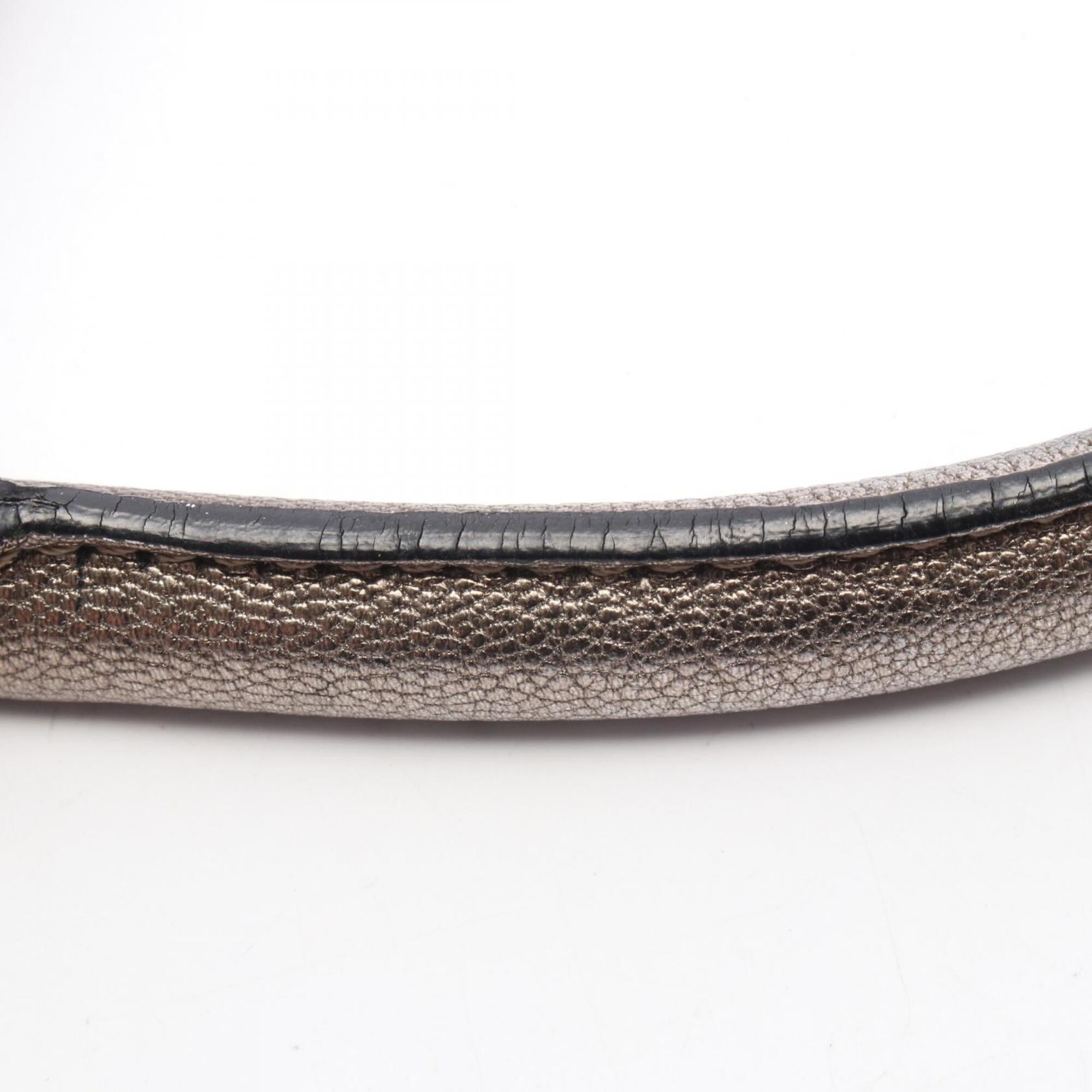 Loewe Amazona Gold Leather Handbag (Pre-Owned)