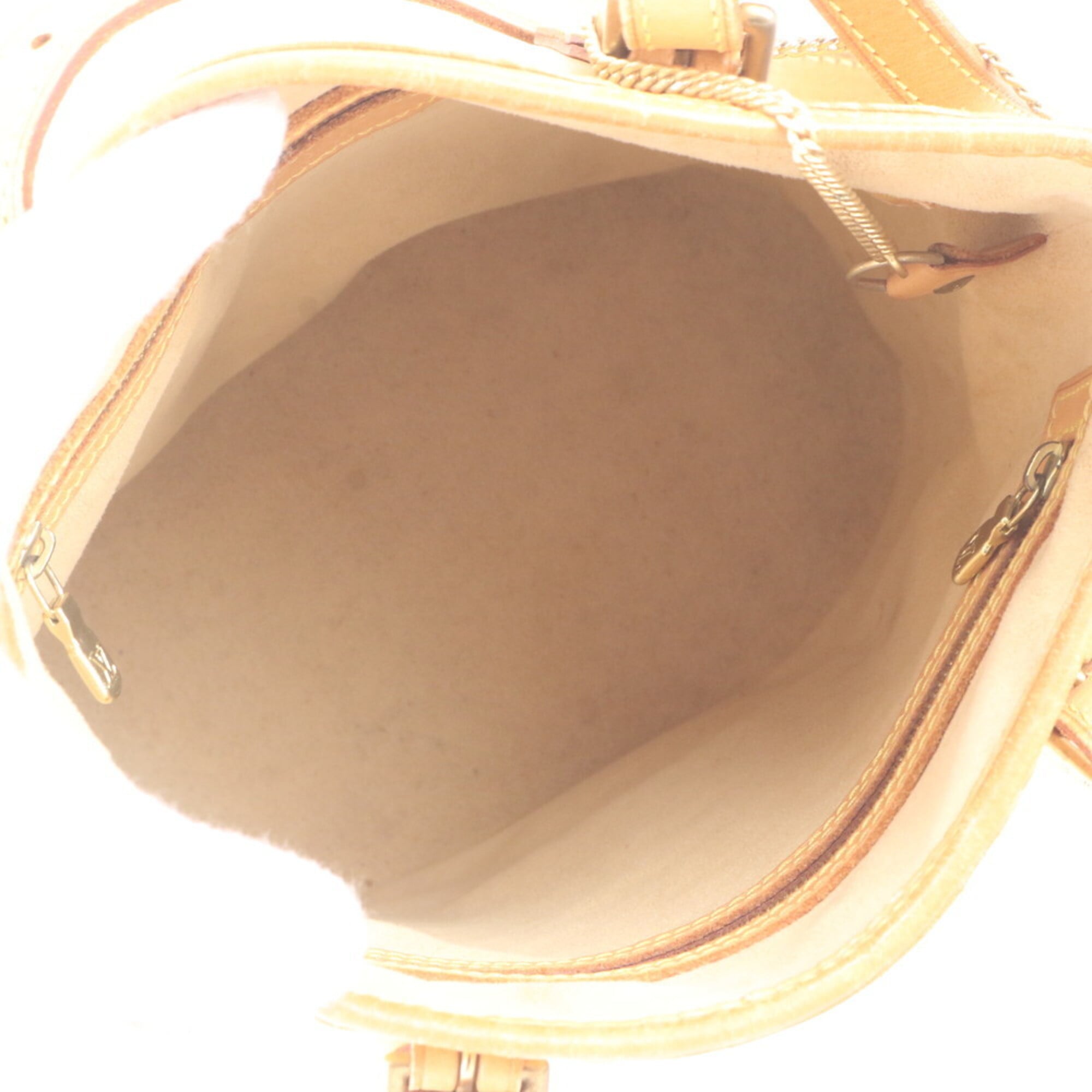 Louis Vuitton Natural Leather Handbag Pouch Shoulder Bag Tote Bag (Pre-Owned)