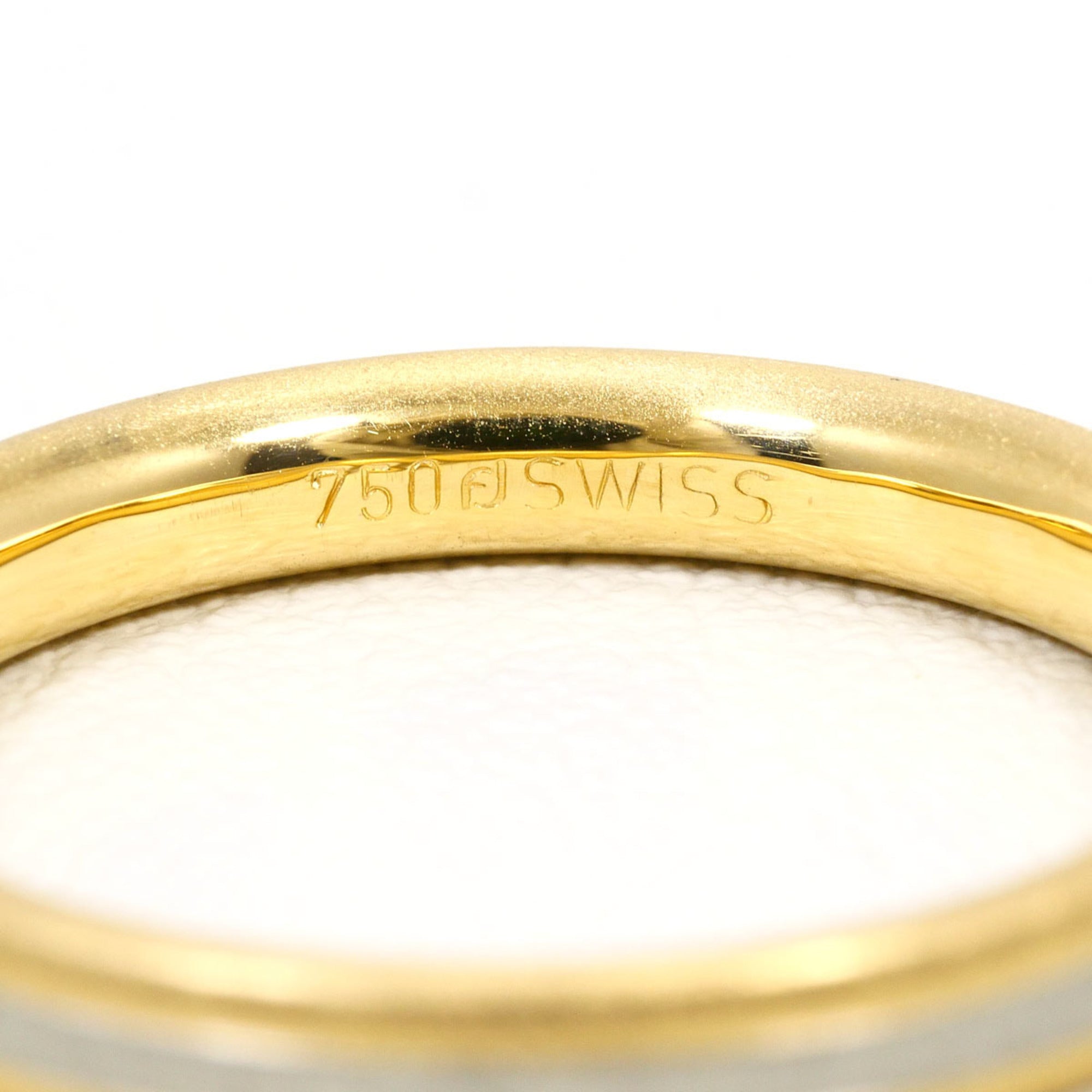 Unbranded White Gold Yellow Gold Yellow Gold (18K) White Gold (18K) Band Ring (Pre-Owned)