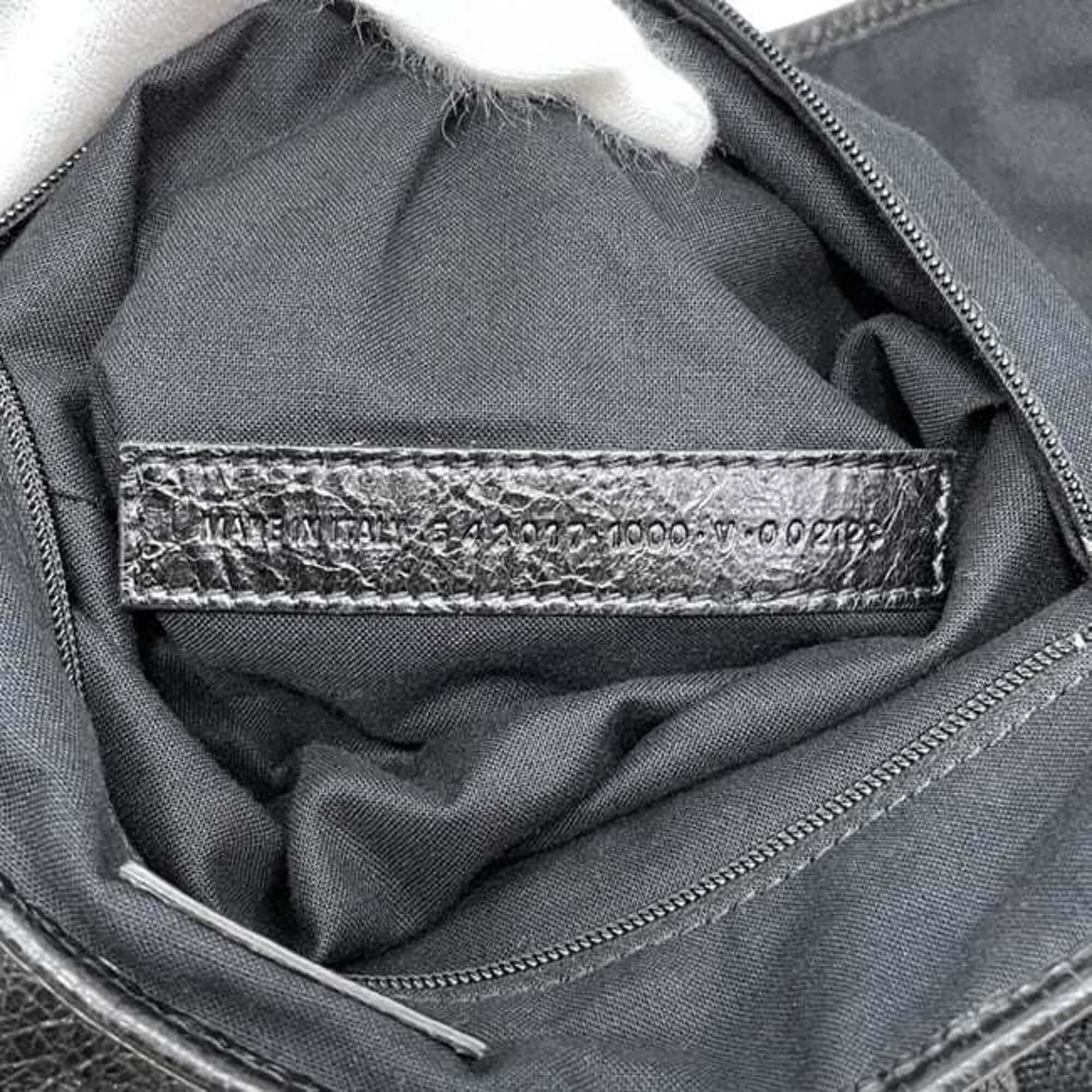 Balenciaga Black Leather Tote Bag (Pre-Owned)