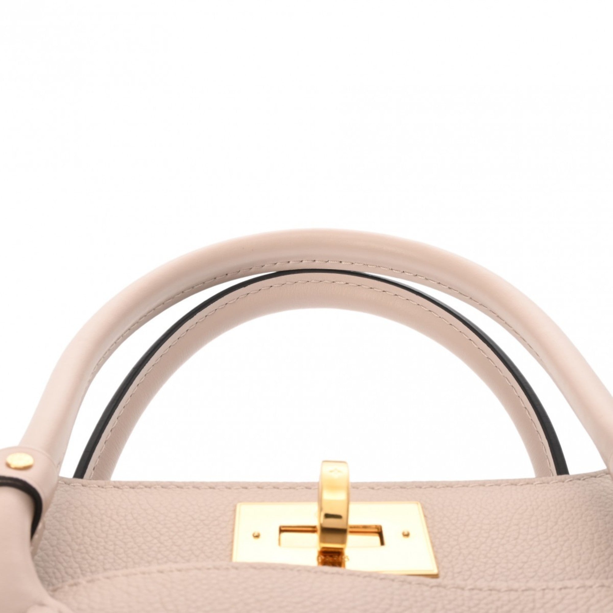 Louis Vuitton Brown Grayish Monogram Canvas Leather Handbag Tote Bag (Pre-Owned)