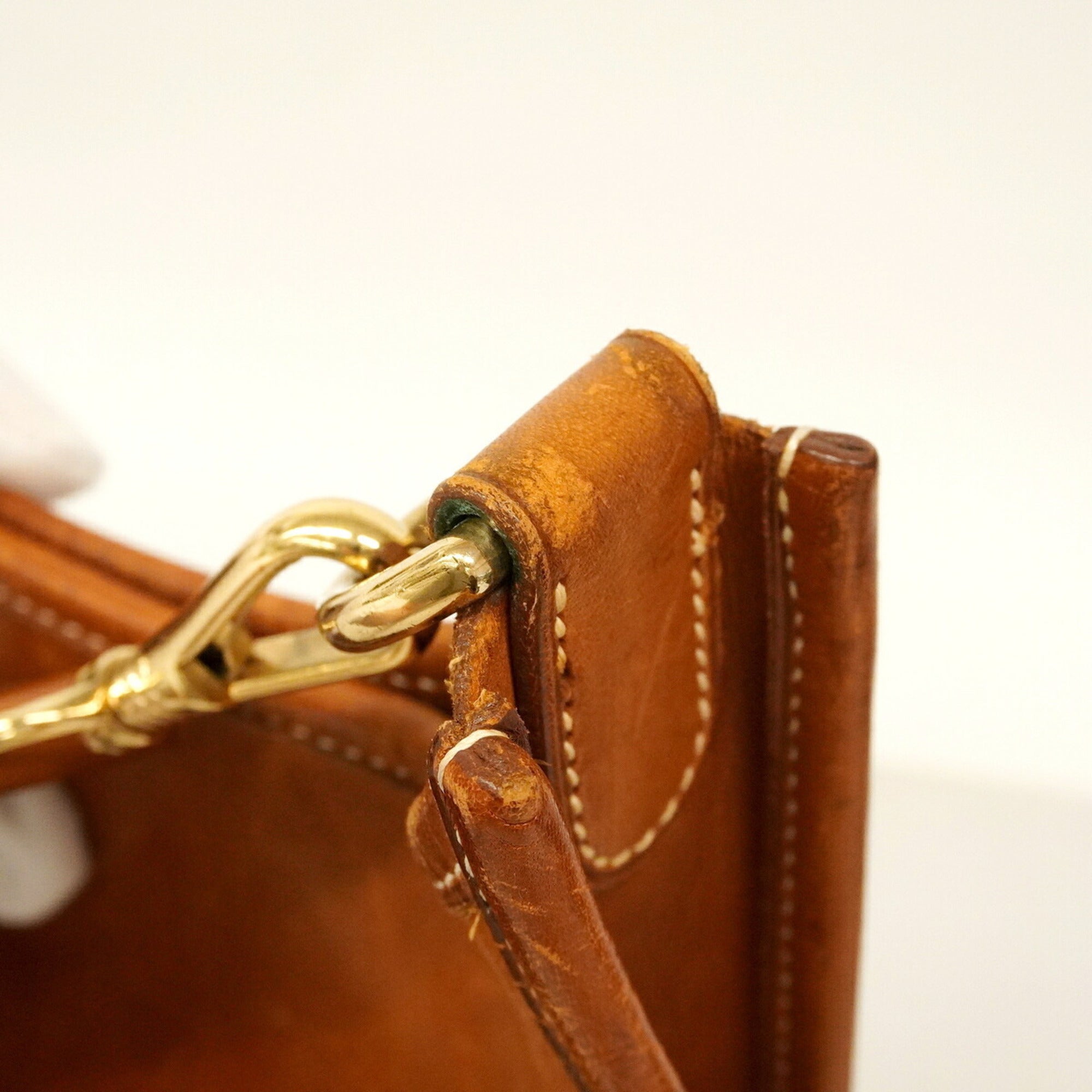 Hermes Fauve Barenia Leather Shoulder Bag (Pre-Owned)