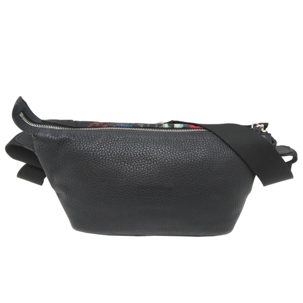 Fendi Black Leather Sling Bag (Pre-Owned)