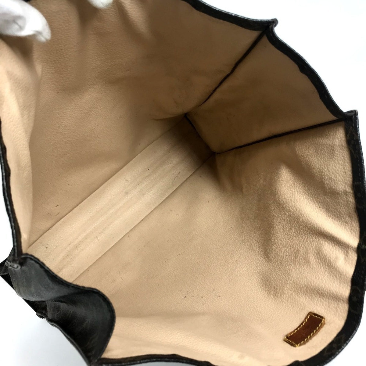 Louis Vuitton Brown Monogram Canvas Handbag Tote Bag (Pre-Owned)