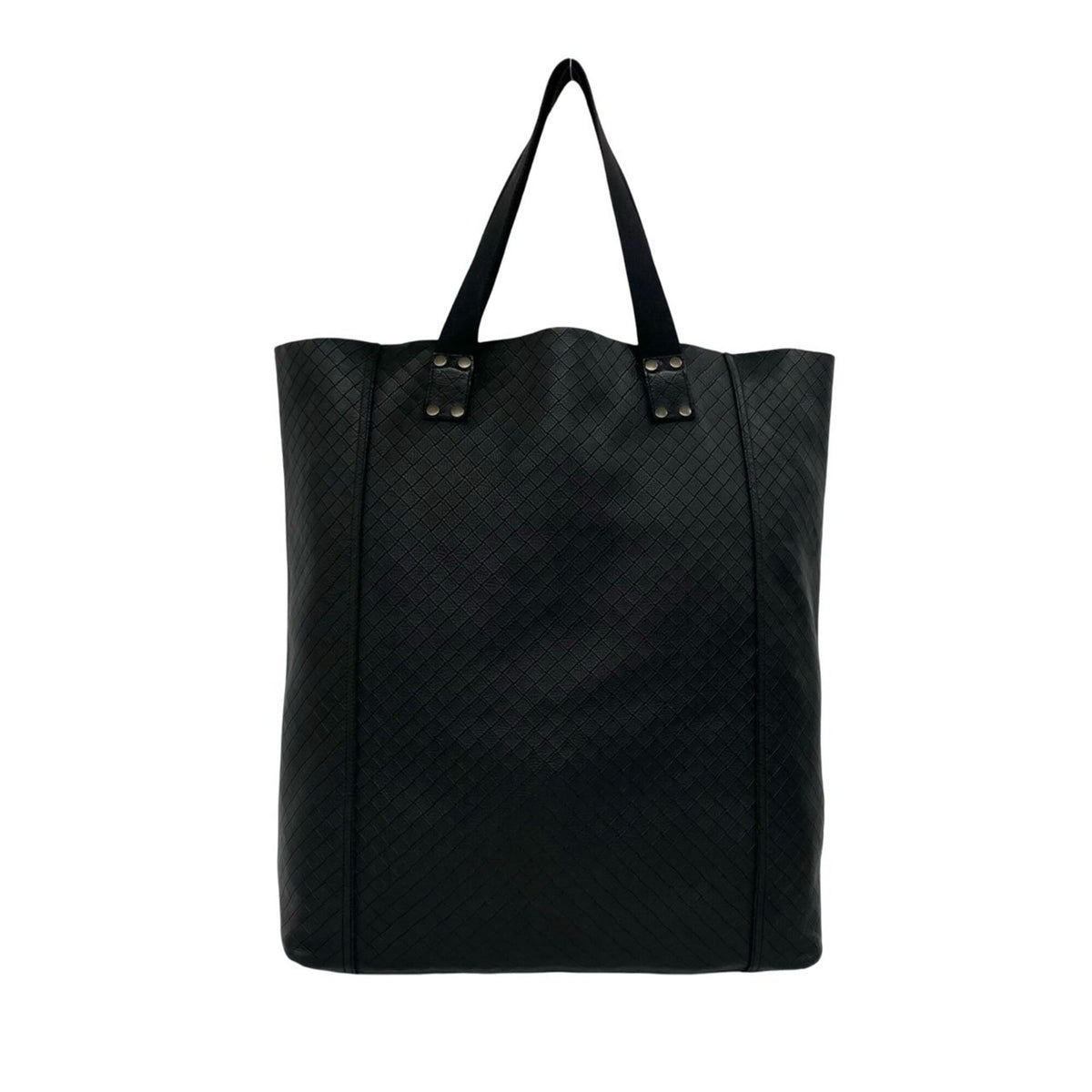Bottega Veneta Black Leather Tote Bag (Pre-Owned)