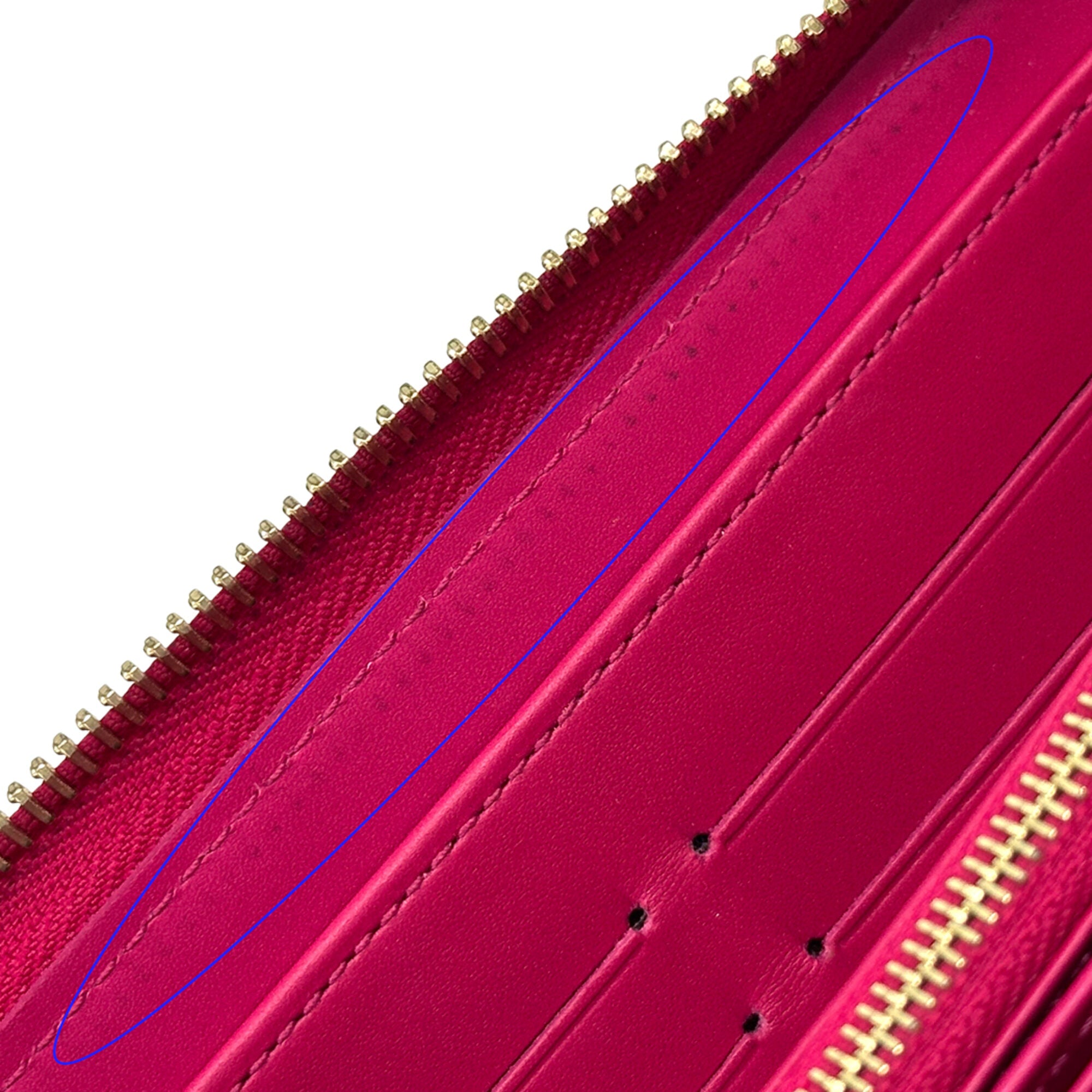 Louis Vuitton Indian Rose Pink Monogram Vernis Long Wallet (Bi-Fold) (Pre-Owned)