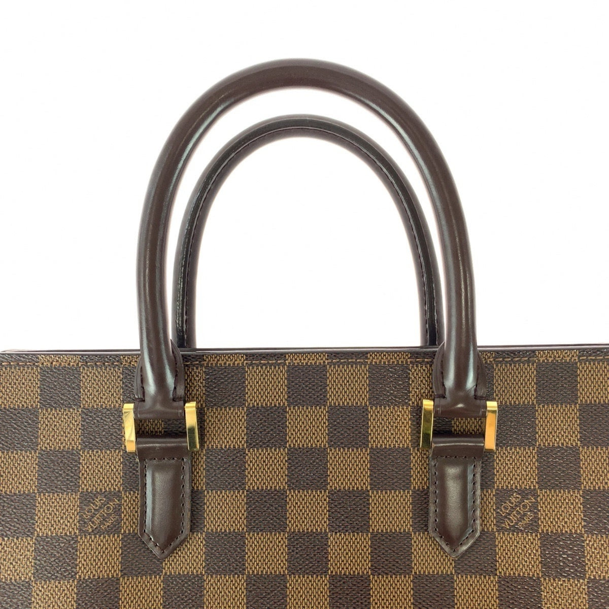 Louis Vuitton Brown Damier Canvas Pvc Handbag Tote Bag (Pre-Owned)