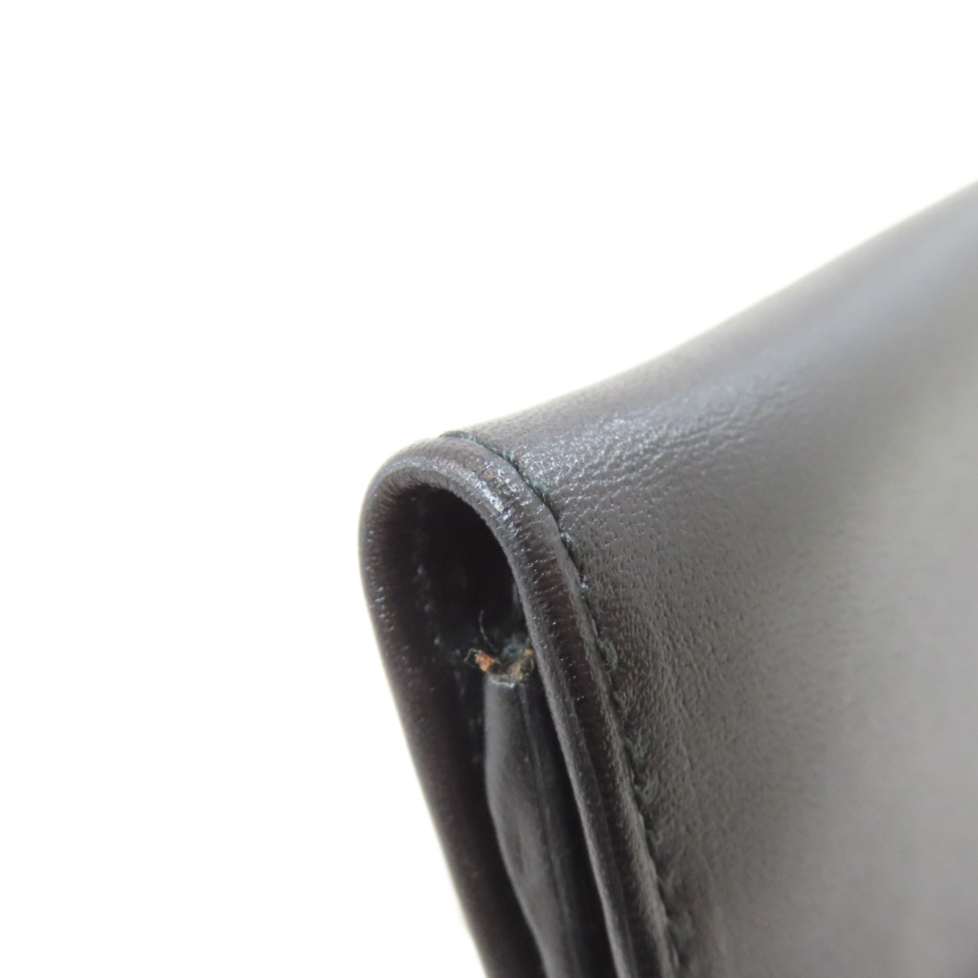 Dunhill Black Leather Long Wallet (Bi-Fold) (Pre-Owned)