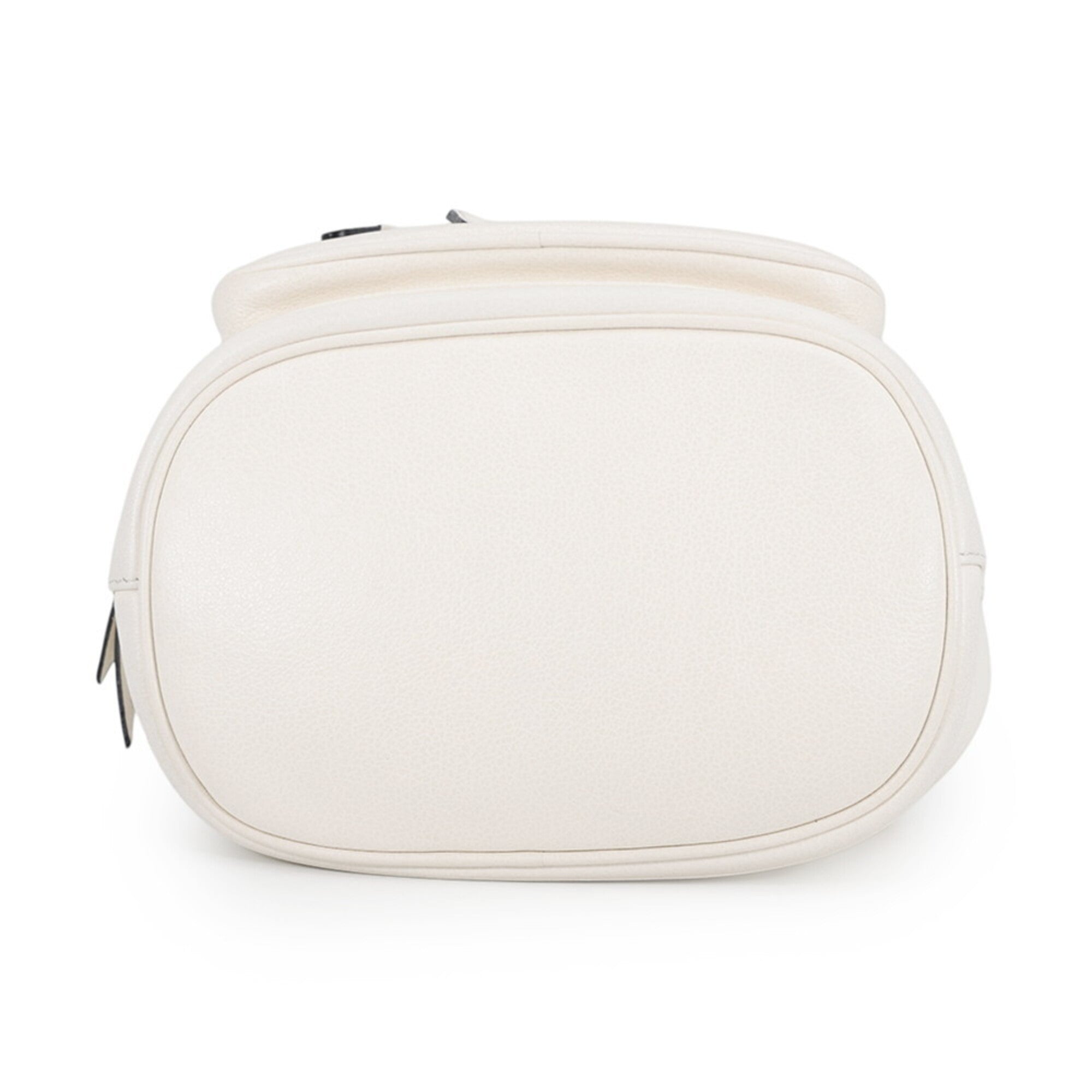 Prada White Leather Handbag Shoulder Bag (Pre-Owned)