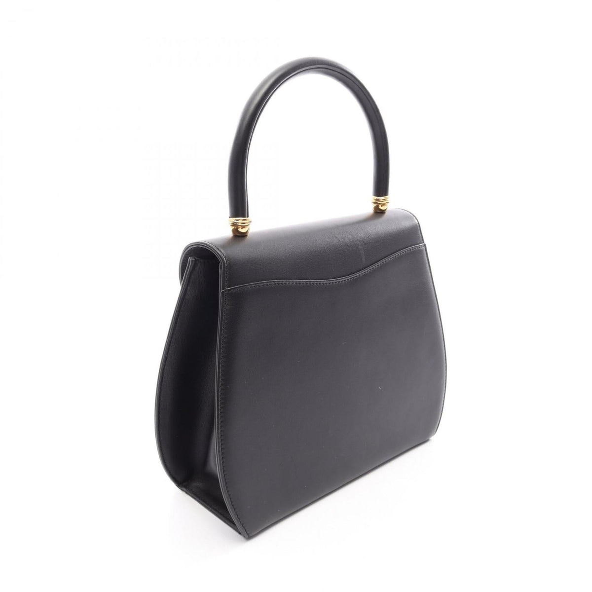 Cartier Black Leather Handbag (Pre-Owned)