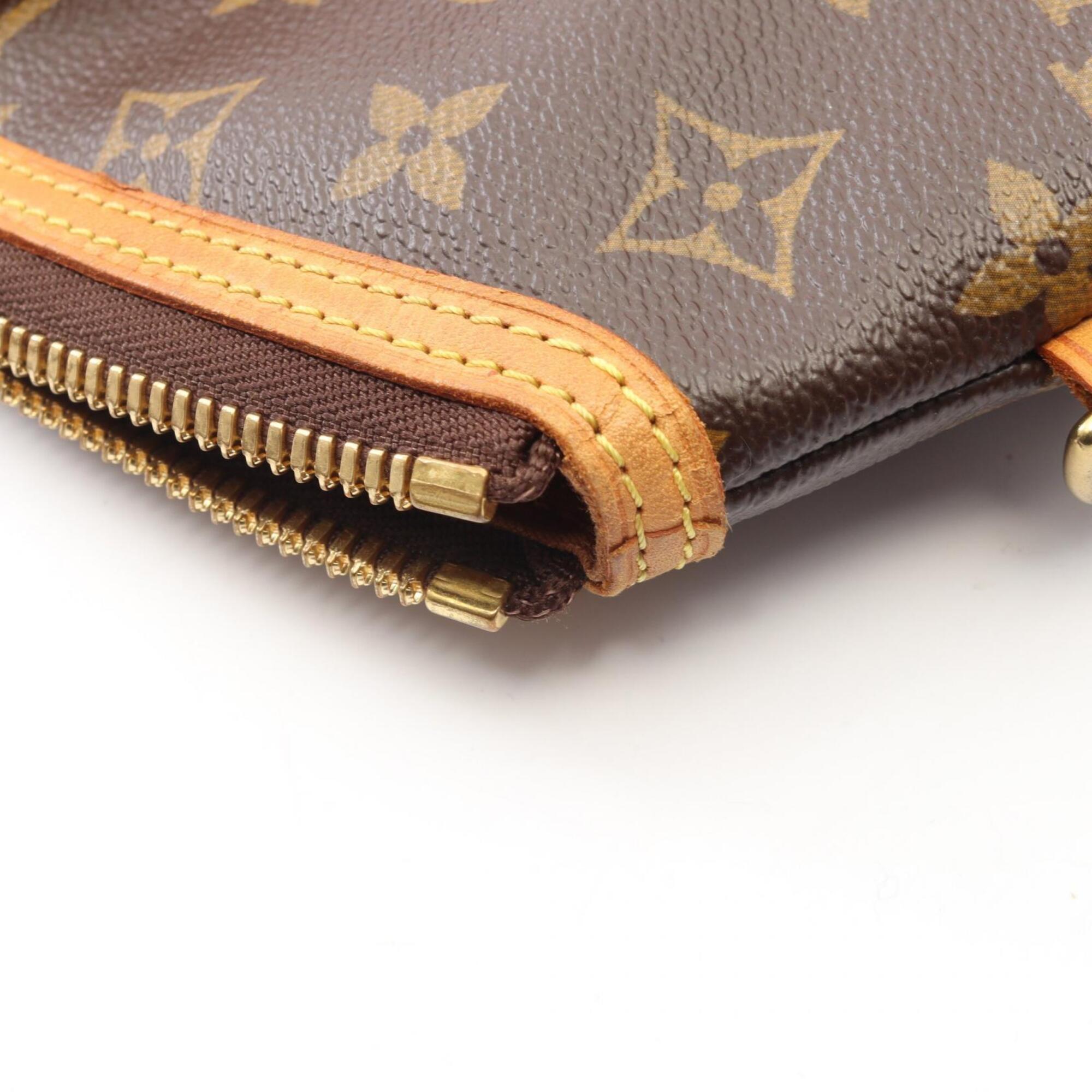 Louis Vuitton Brown Coated Canvas Pvc Leather Handbag (Pre-Owned)