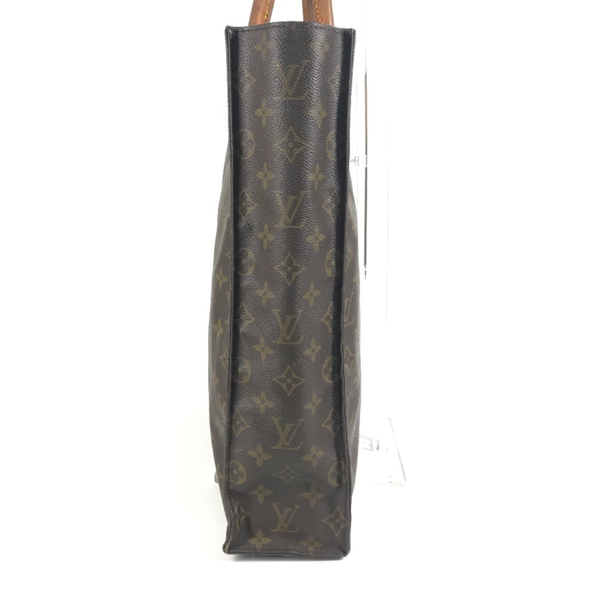 Louis Vuitton Brown Monogram Canvas Handbag Tote Bag (Pre-Owned)