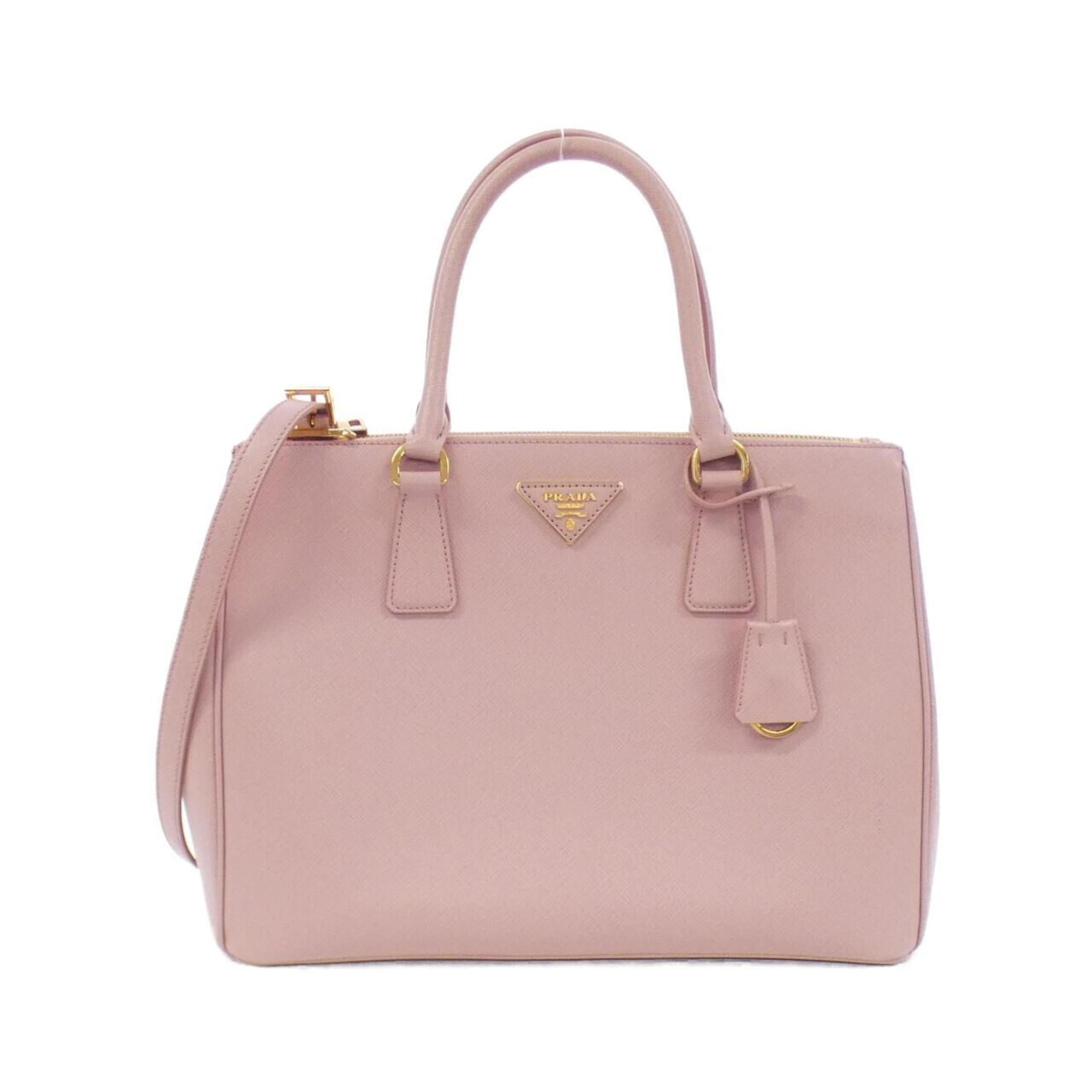 Prada Saffiano Gold Saffiano Lux Handbag (Pre-Owned)