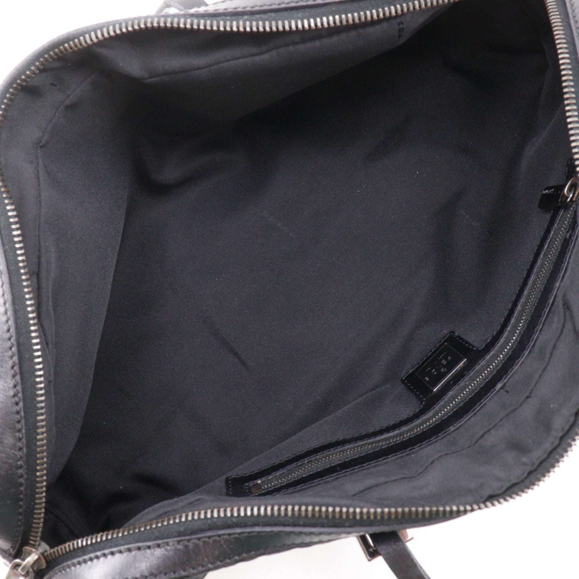 Fendi Zucchino Black Nylon Canvas Tote Bag (Pre-Owned)