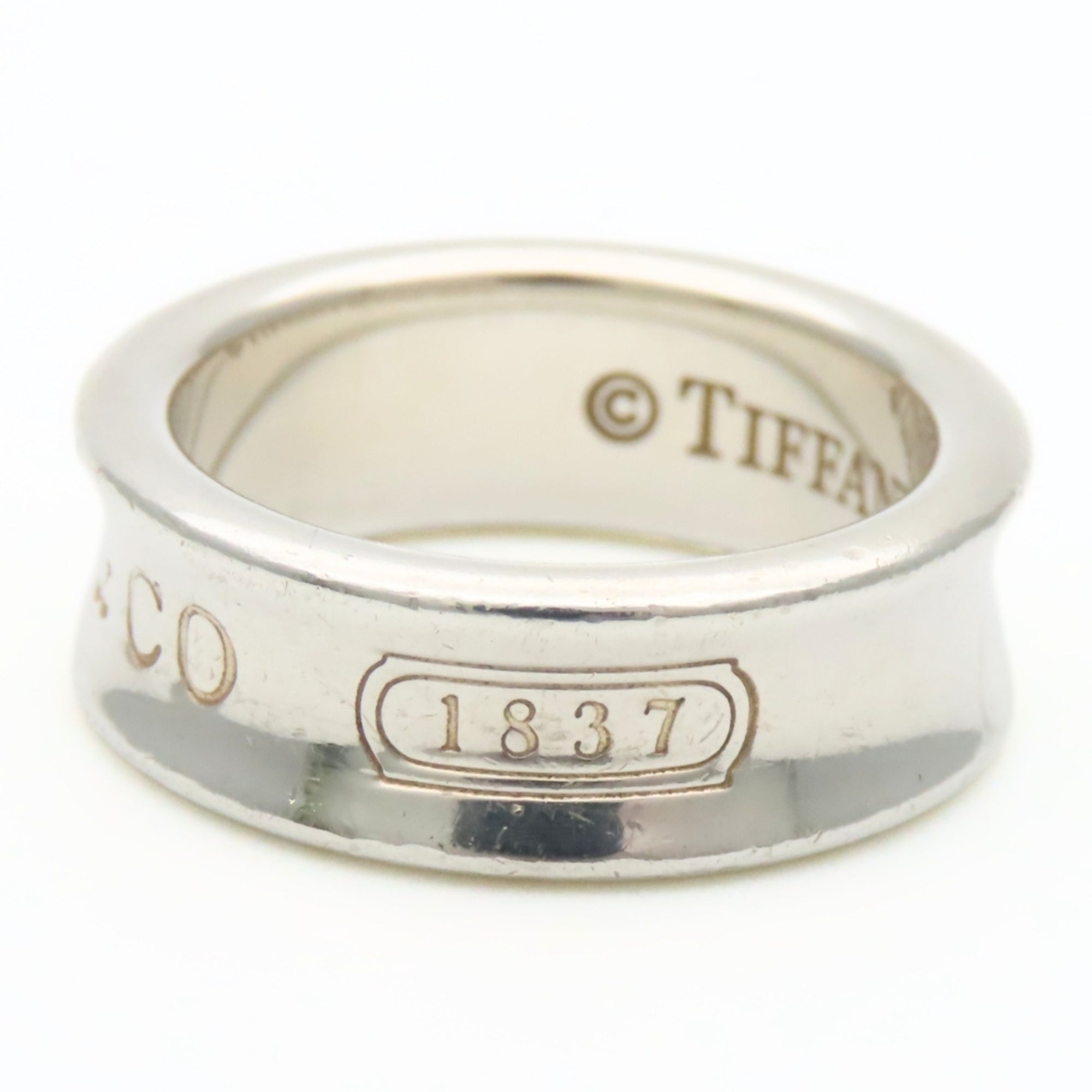 Tiffany Silver Silver 925 Band Ring (Pre-Owned)