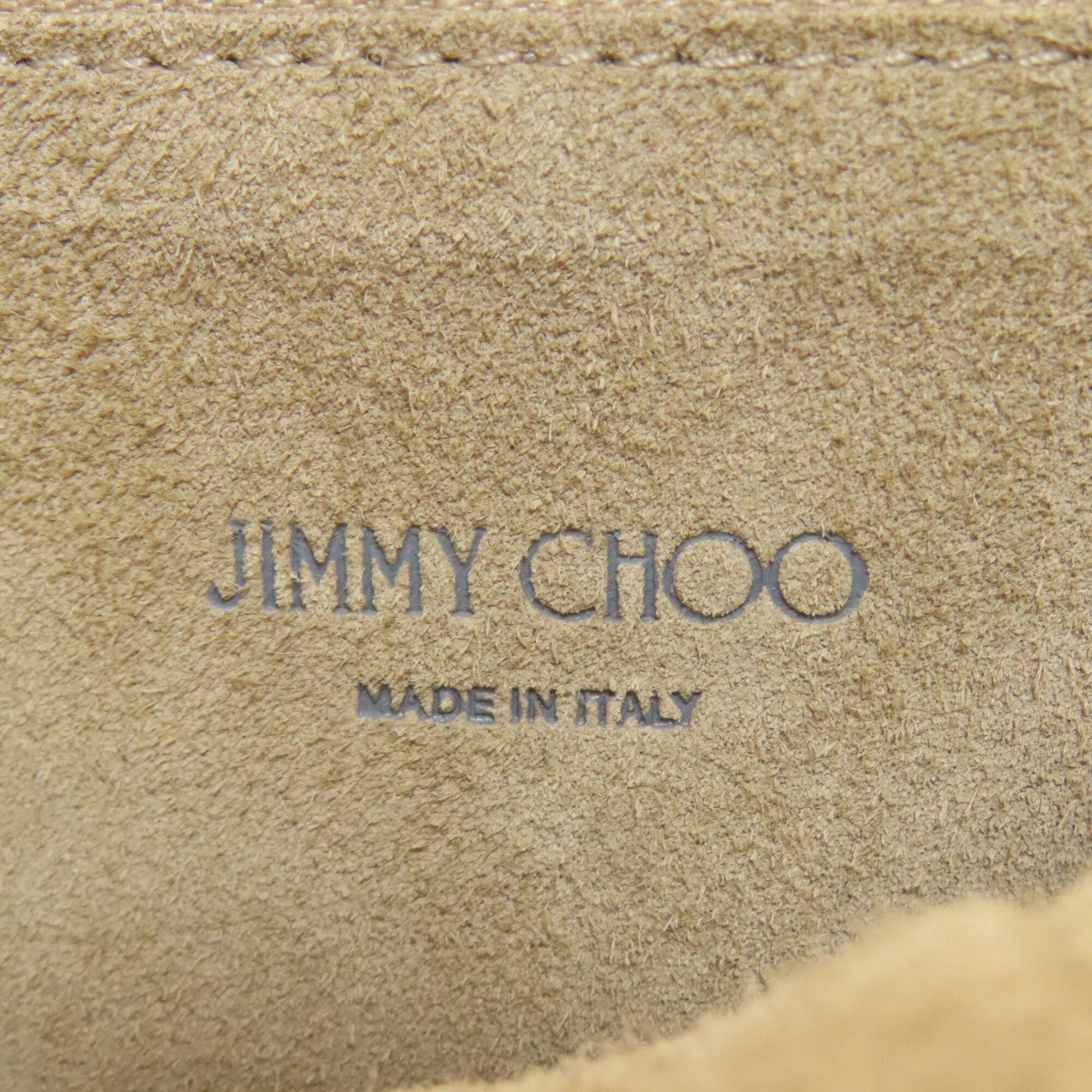 Jimmy Choo Pink Beige Leather Tote Bag (Pre-Owned)