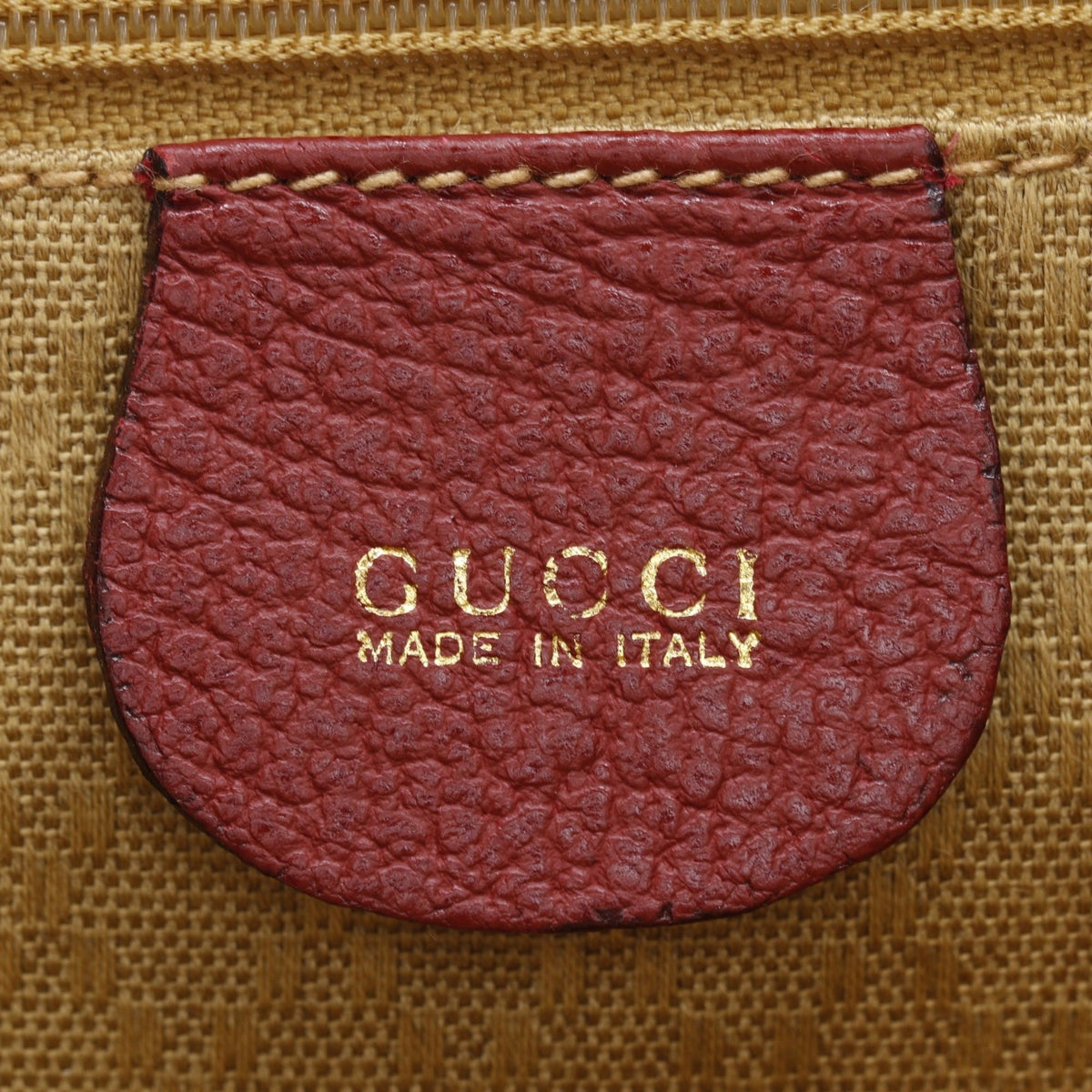 Gucci Red Color Suede Leather Backpack (Pre-Owned)