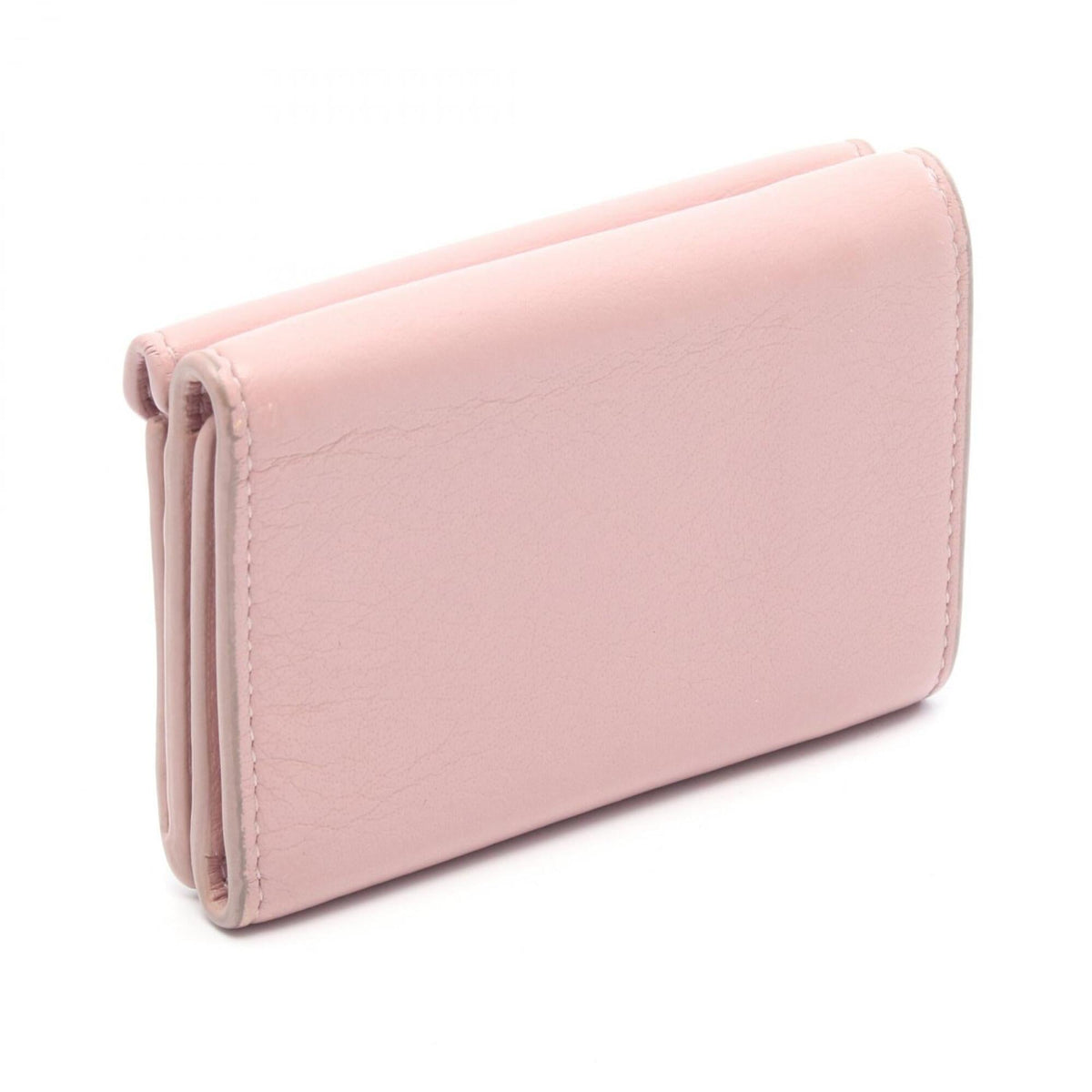 Balenciaga Pink Leather Wallet (Tri-Fold) (Pre-Owned)