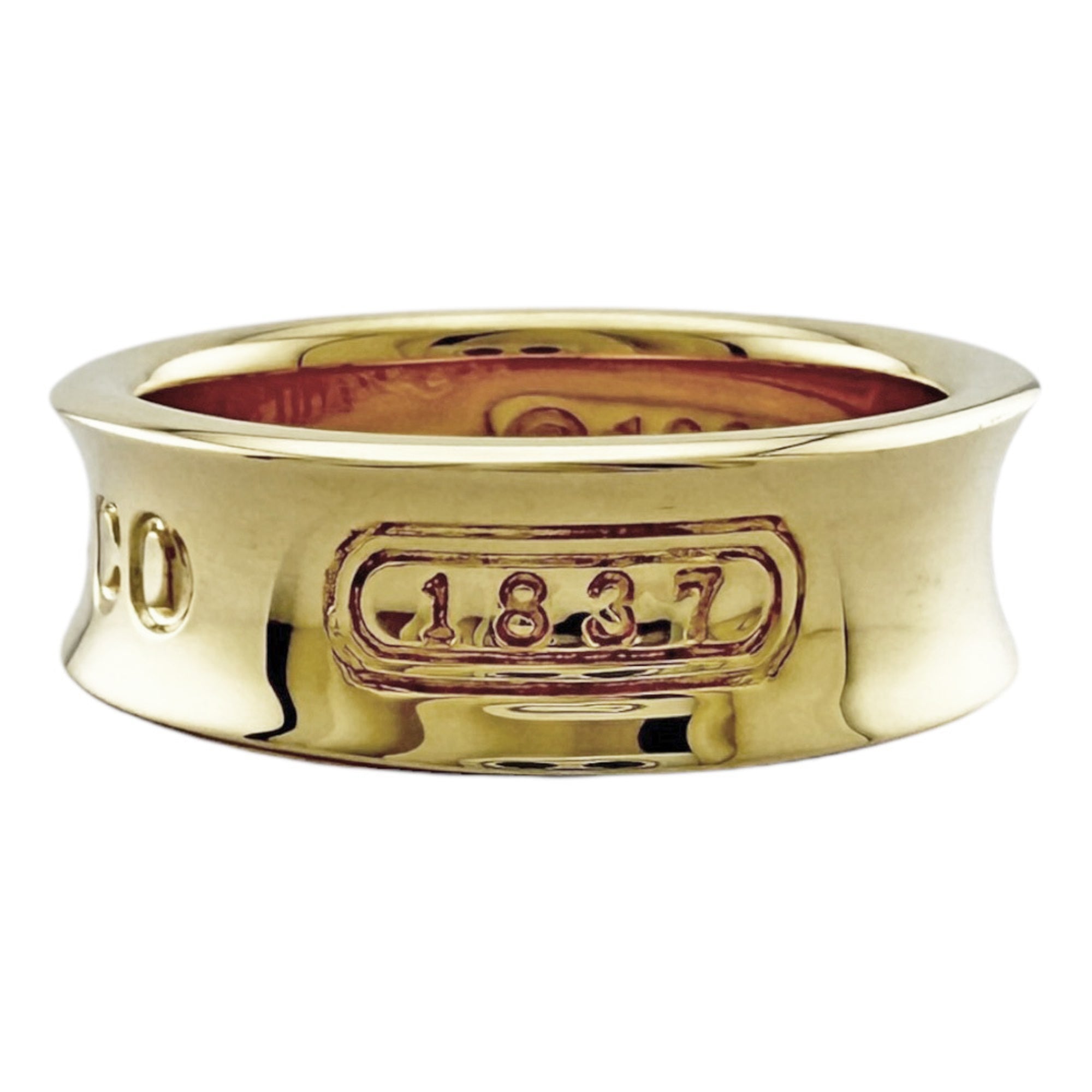 Tiffany Gold Yellow Gold (18K) Band Ring (Pre-Owned)