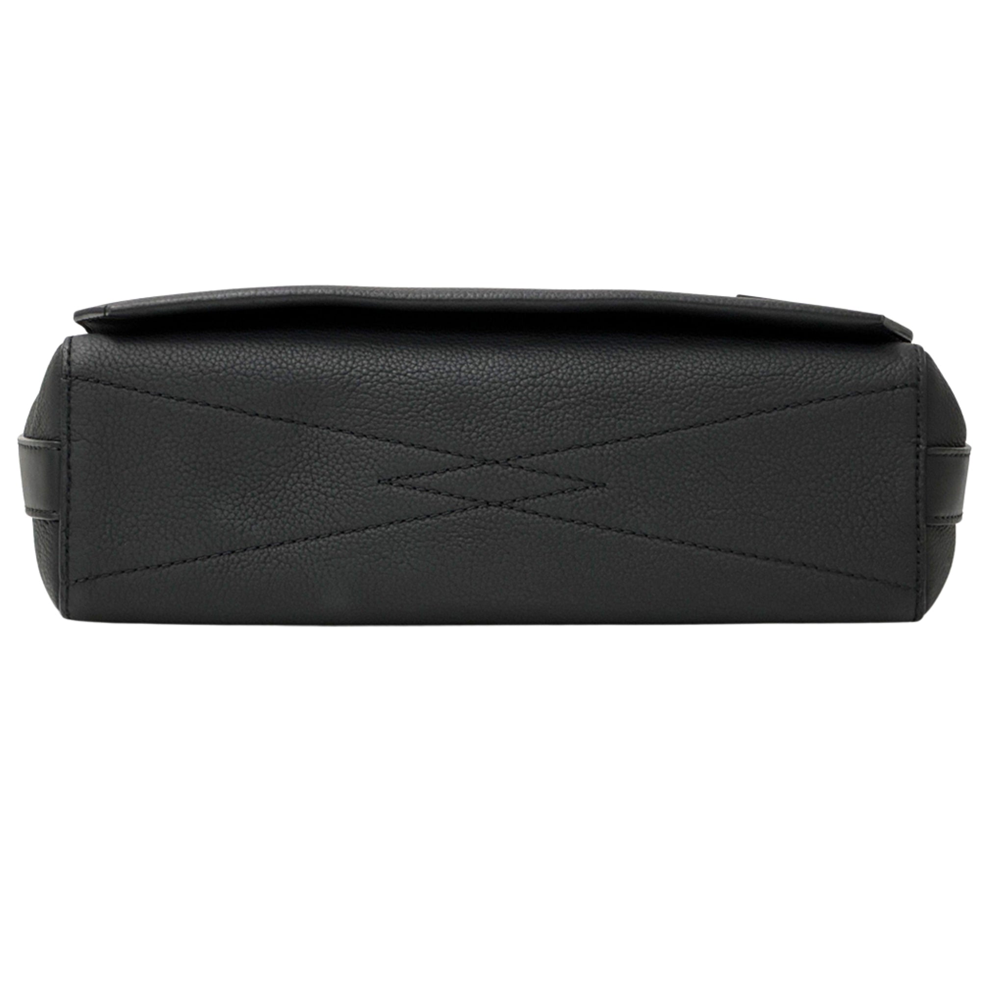 Louis Vuitton Black Noir Leather Handbag Shoulder Bag (Pre-Owned)