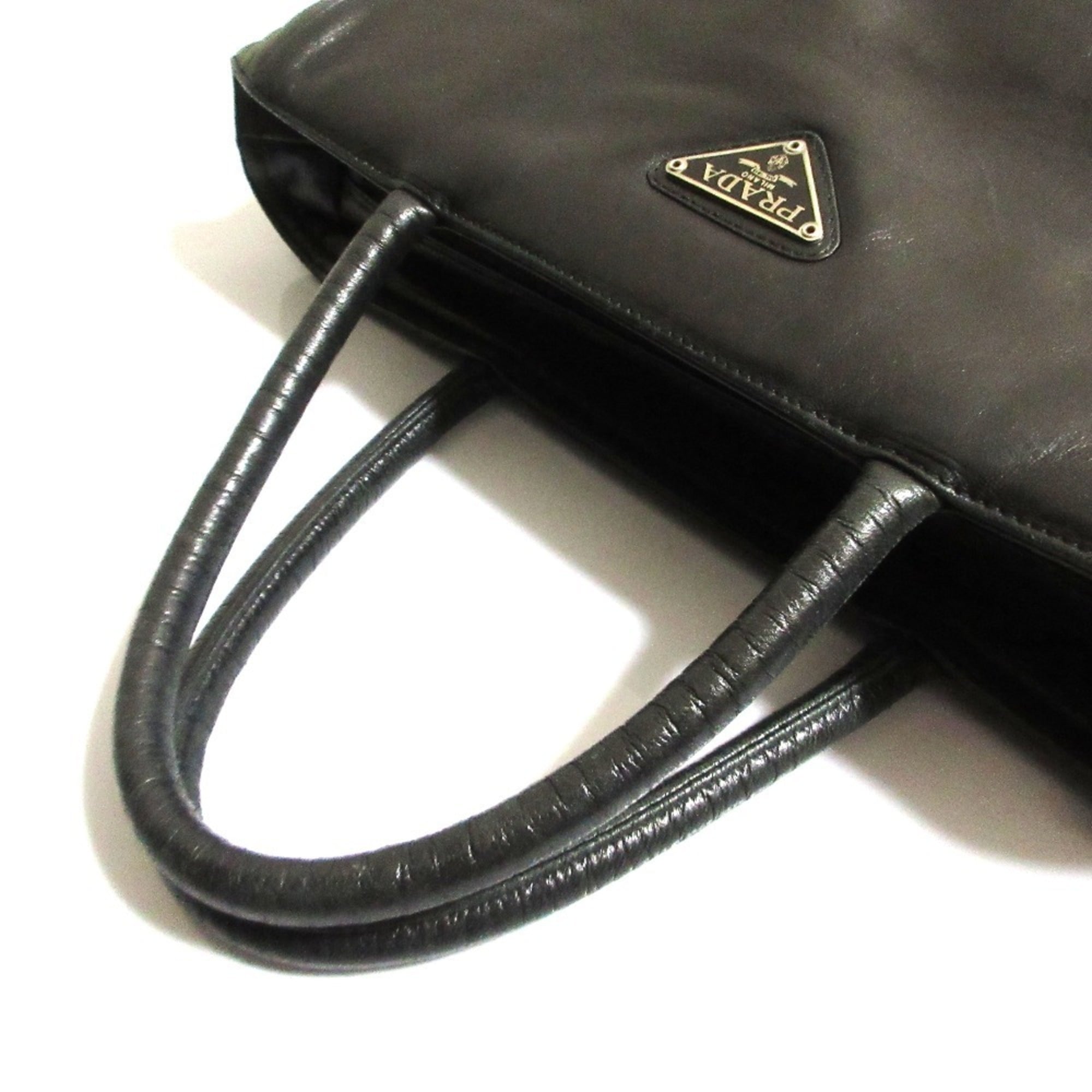 Prada Black Nappa Leather Tote Bag (Pre-Owned)