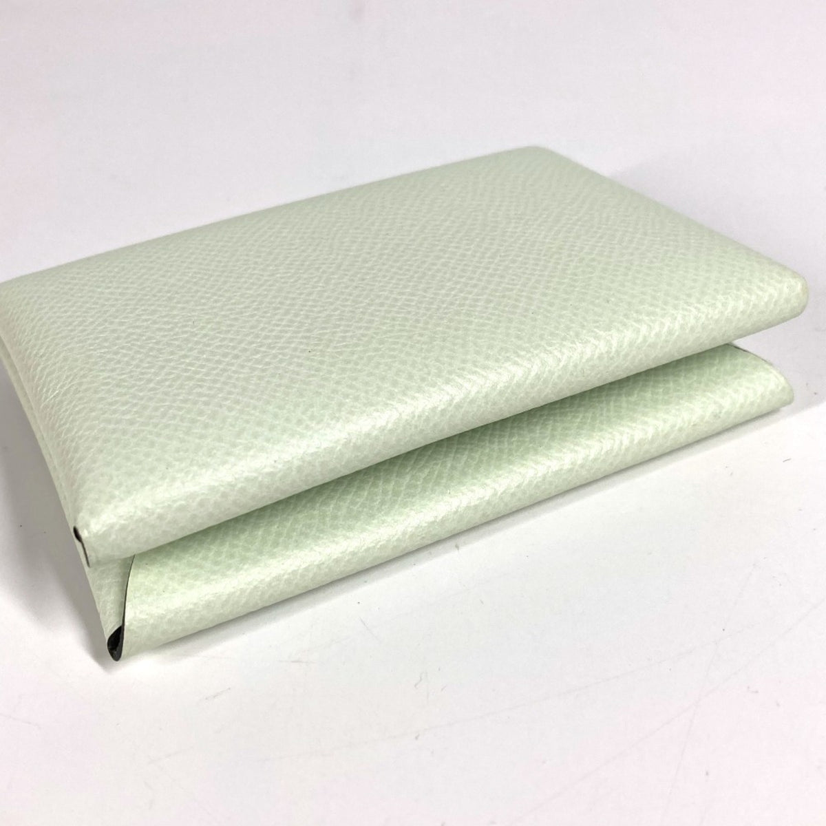 Hermes Light Green Epsom Leather Coin Purse/Coin Case (Pre-Owned)