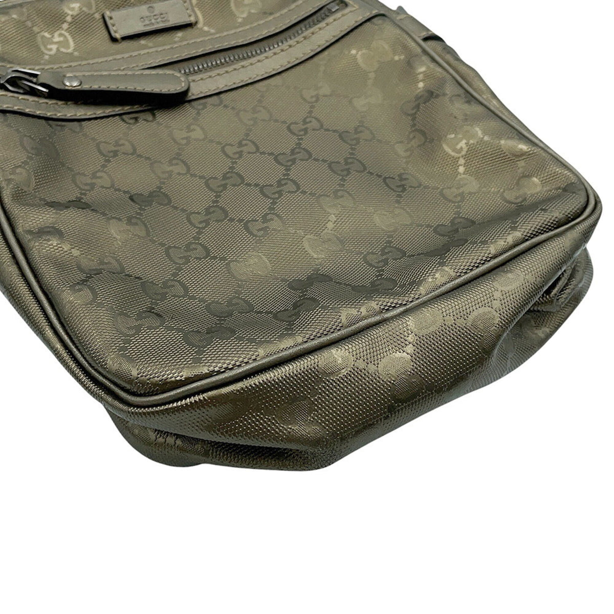 Gucci Bronze Pvc Leather Shoulder Bag (Pre-Owned)