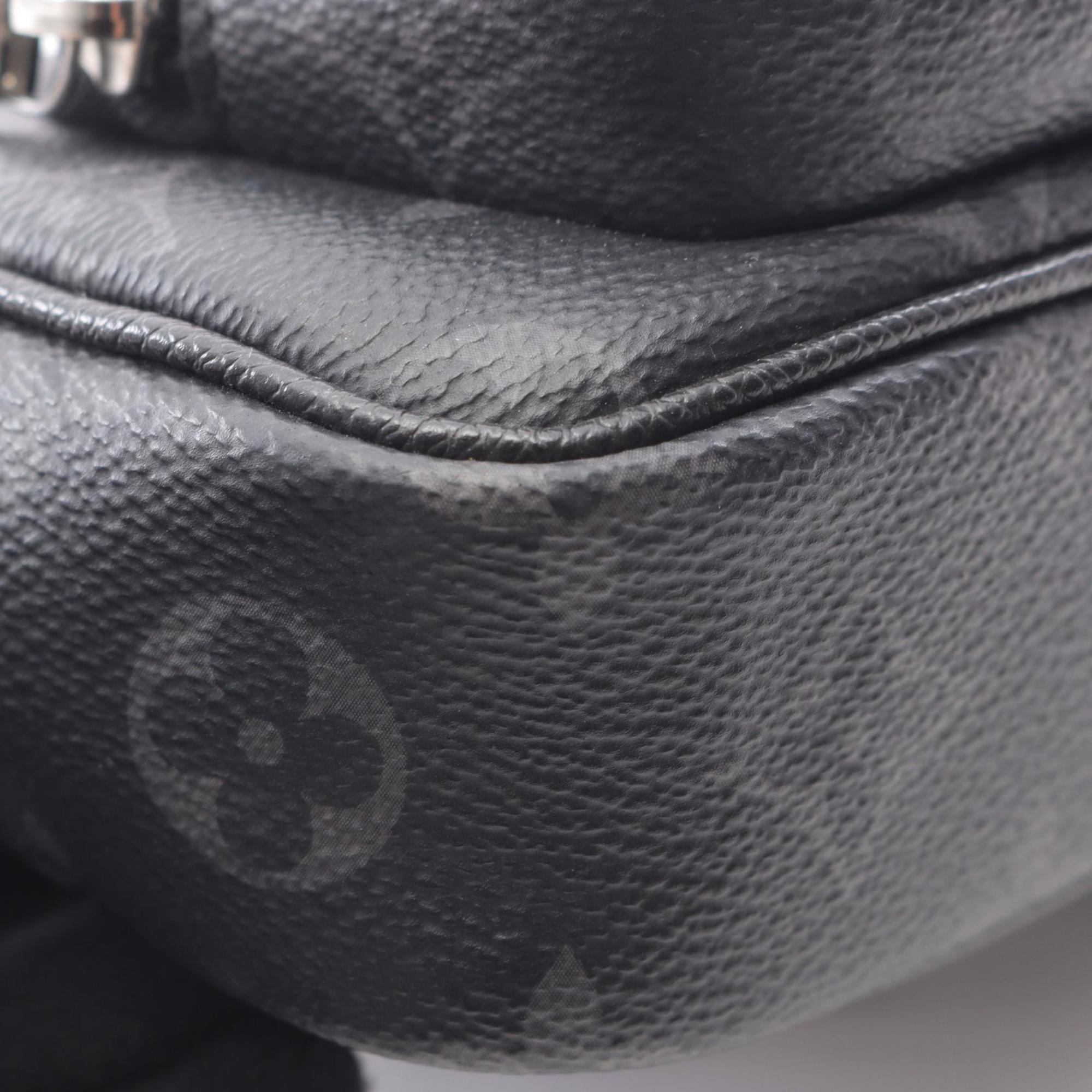 Louis Vuitton Black Coated Canvas Leather Fanny Pack Pochette (Pre-Owned)