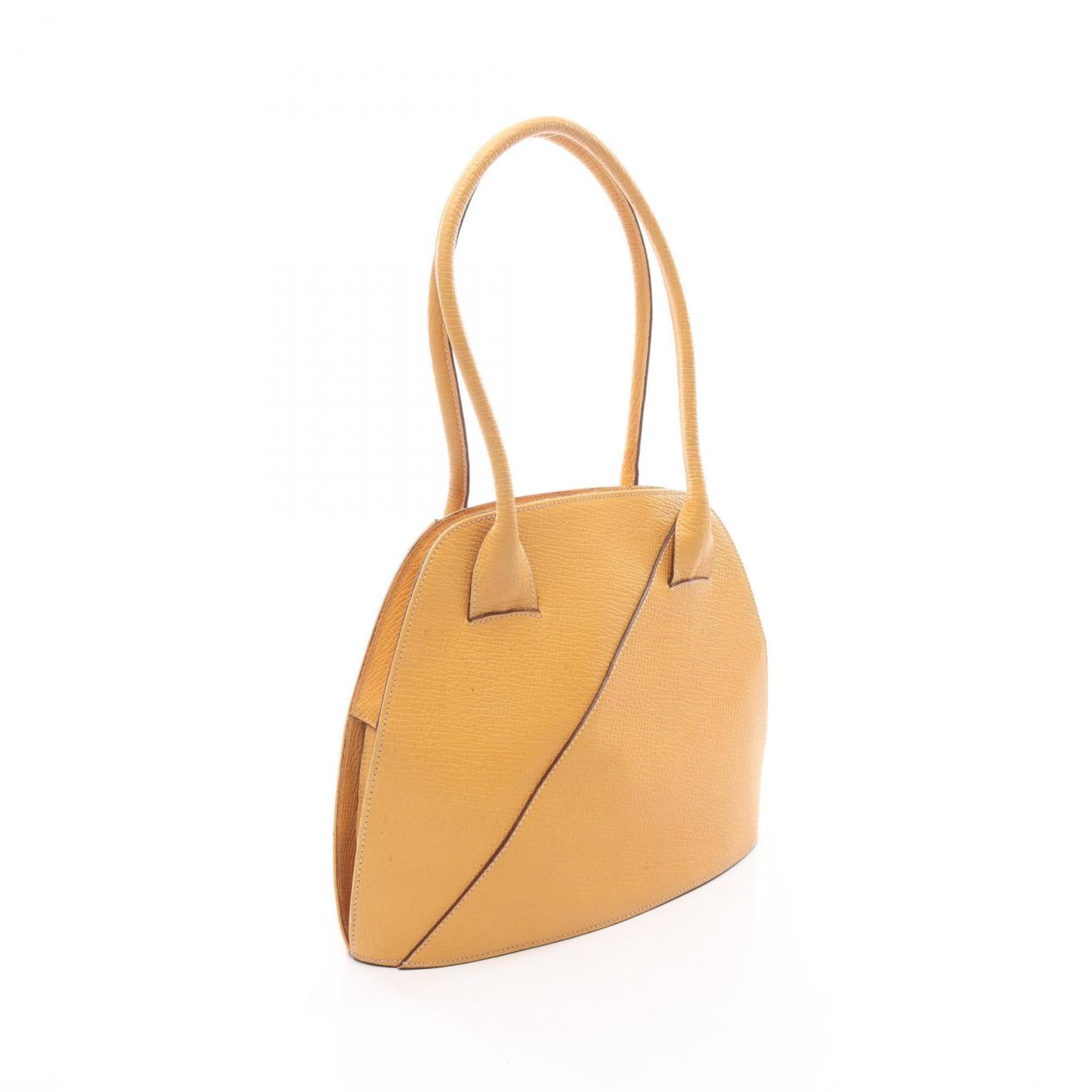 Loewe Yellow Leather Handbag Tote Bag (Pre-Owned)
