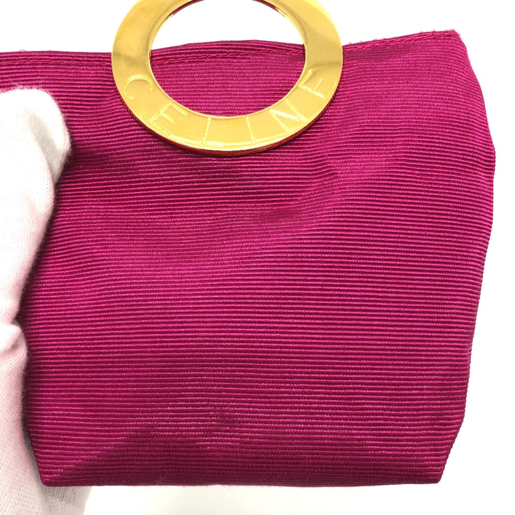 Celine Pink Cloth Pouch (Pre-Owned)