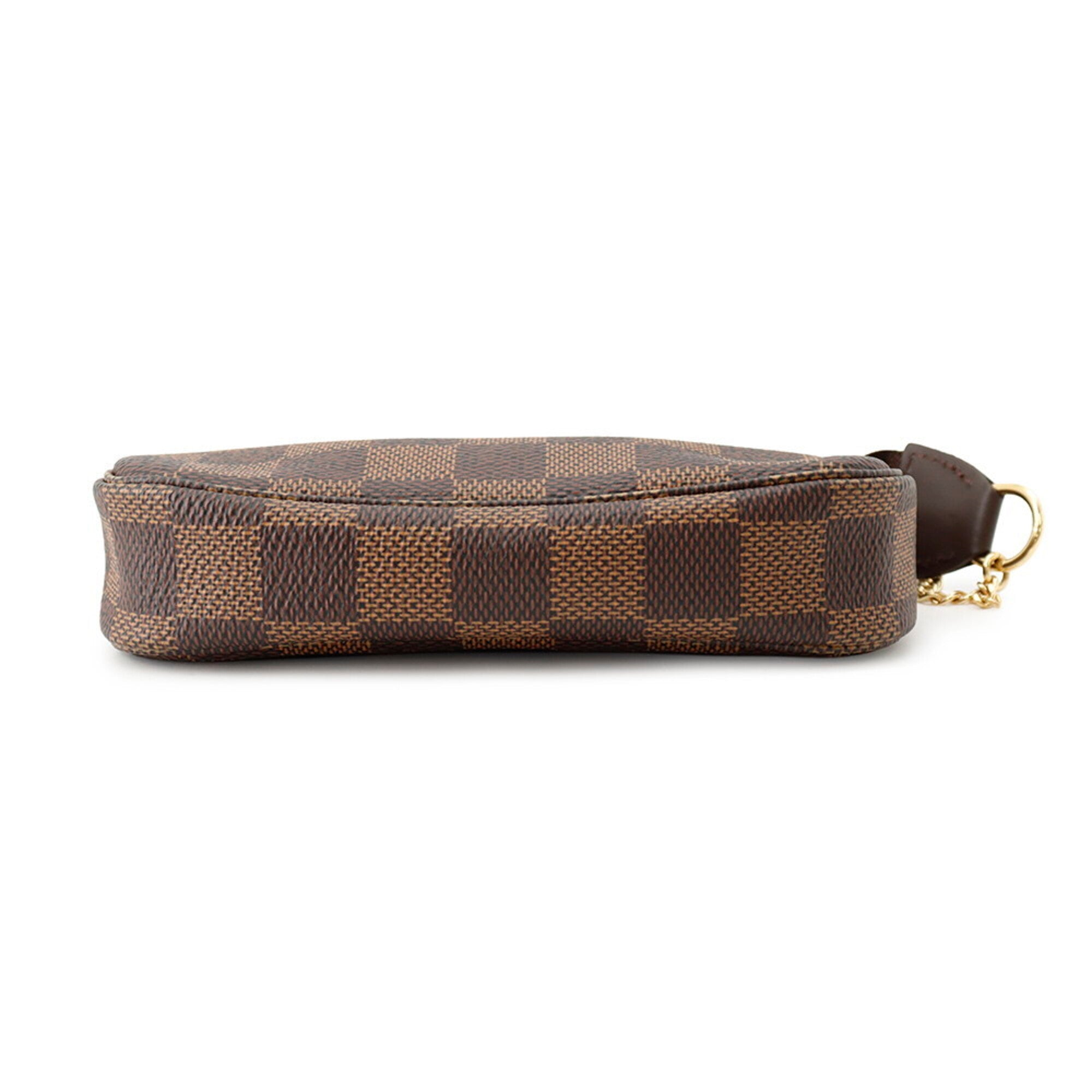 Louis Vuitton Damier Red Color Damier Canvas Handbag Pochette Pouch (Pre-Owned)
