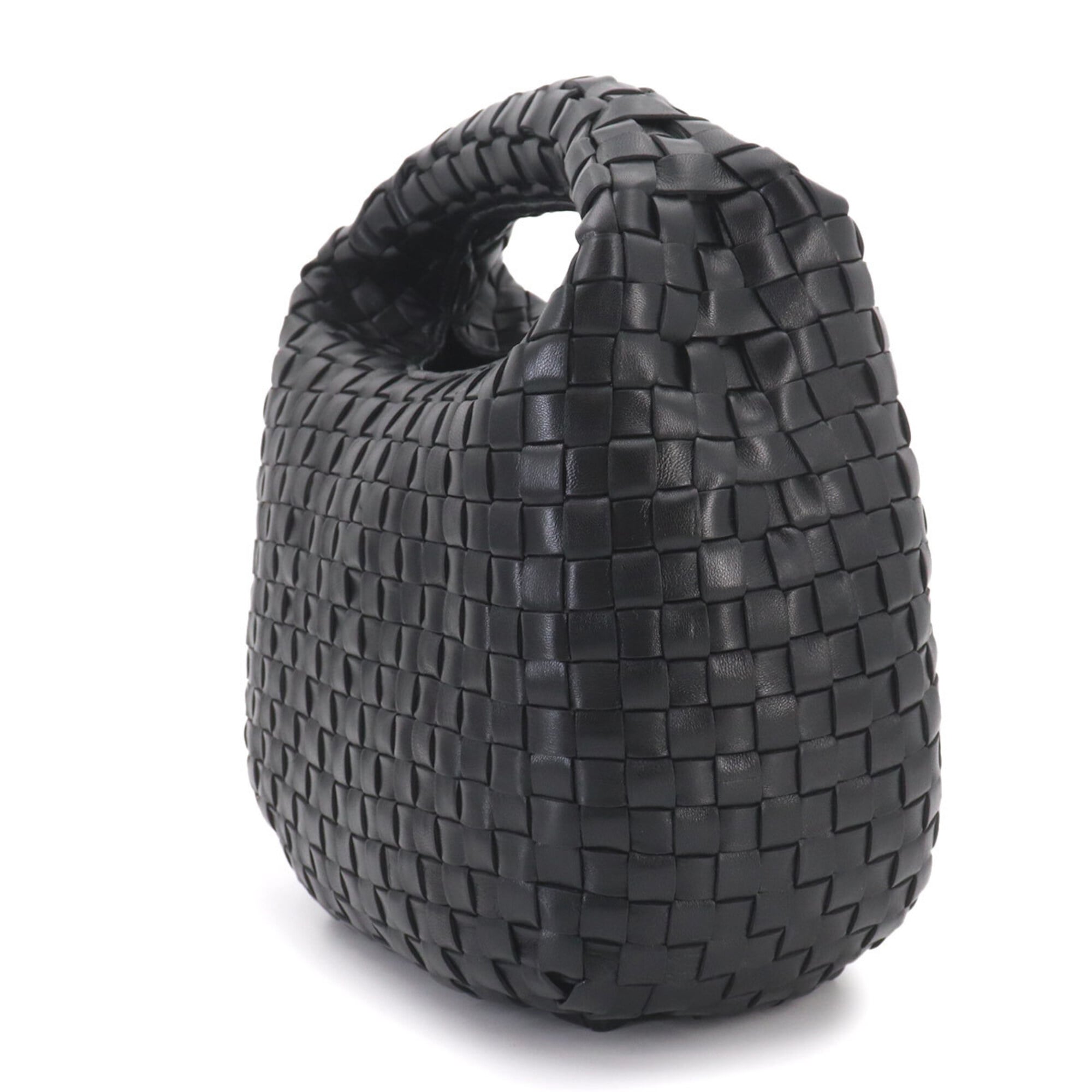 Bottega Veneta Black Leather Handbag (Pre-Owned)