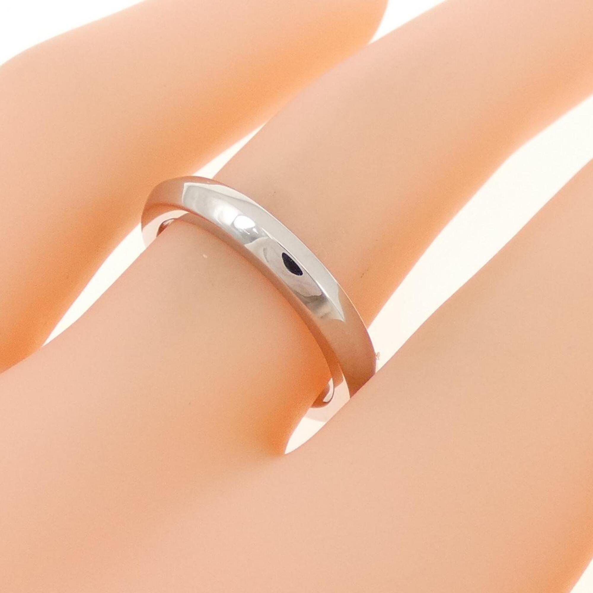 Bvlgari Platinum Platinum 950 Band Ring (Pre-Owned)