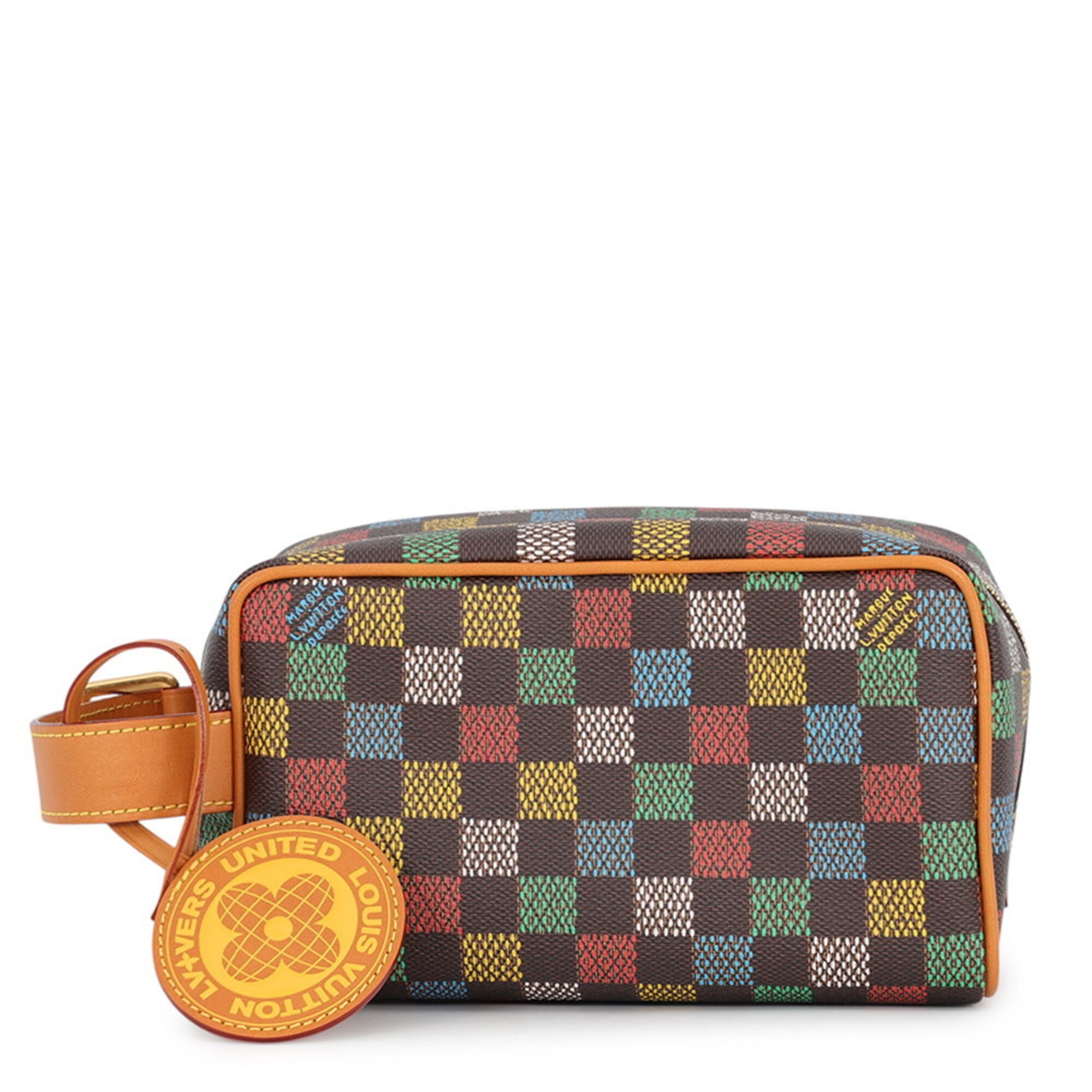 Louis Vuitton Damier Brown Damier Canvas Ebene Multi-Color Handbag (Pre-Owned)