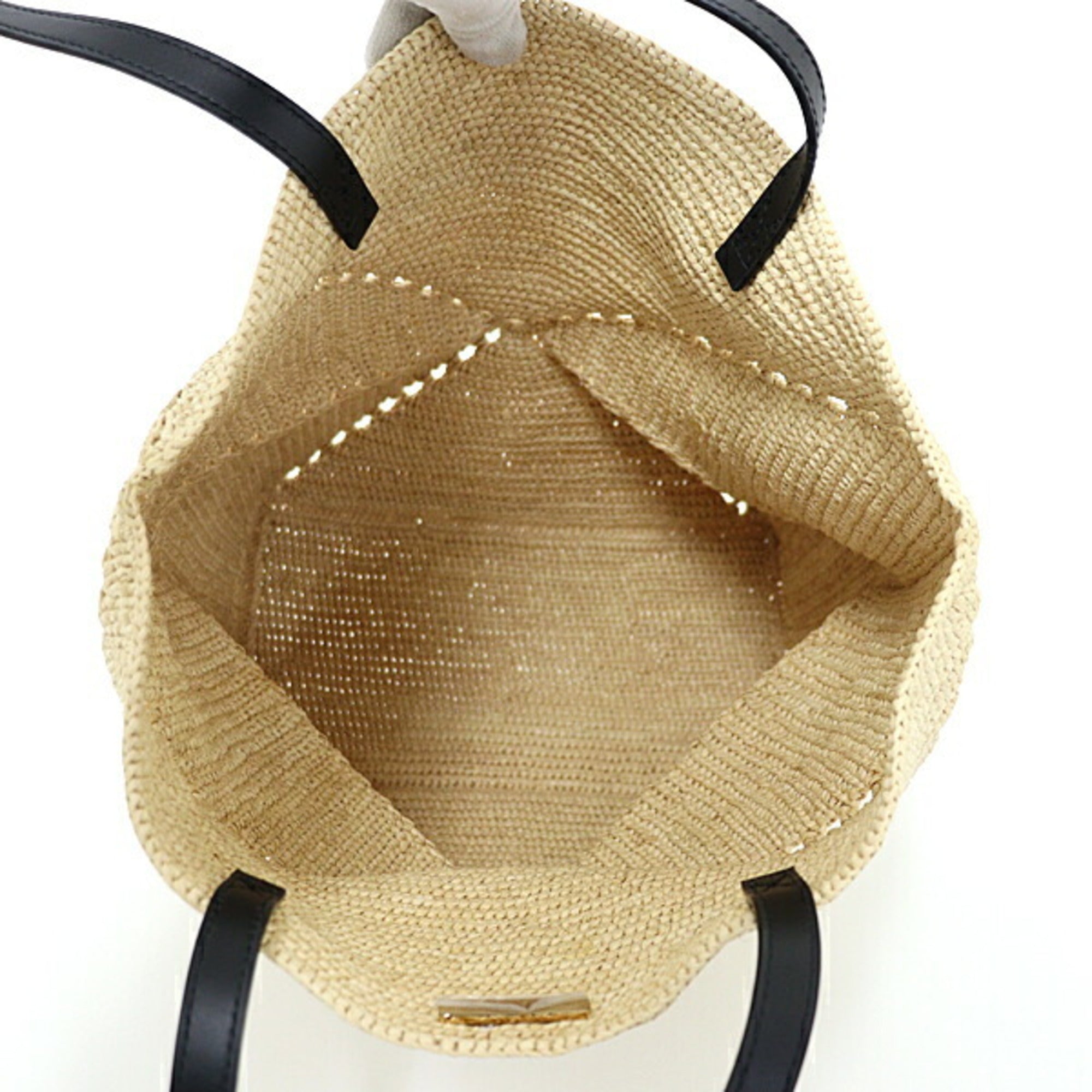 Loewe Raffia Leather Tote Bag (Pre-Owned)
