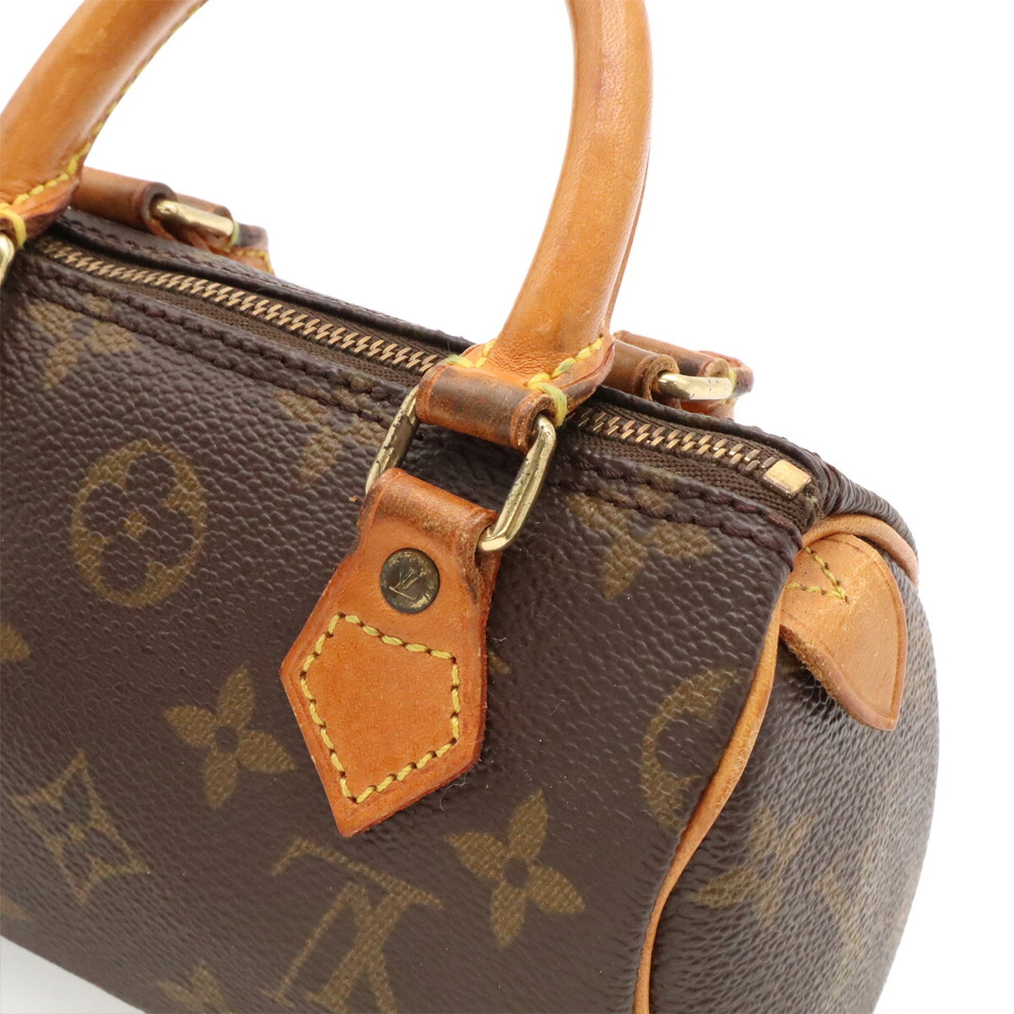 Louis Vuitton Brown Monogram Mini Handbag Pouch Shoulder Bag (Pre-Owned)